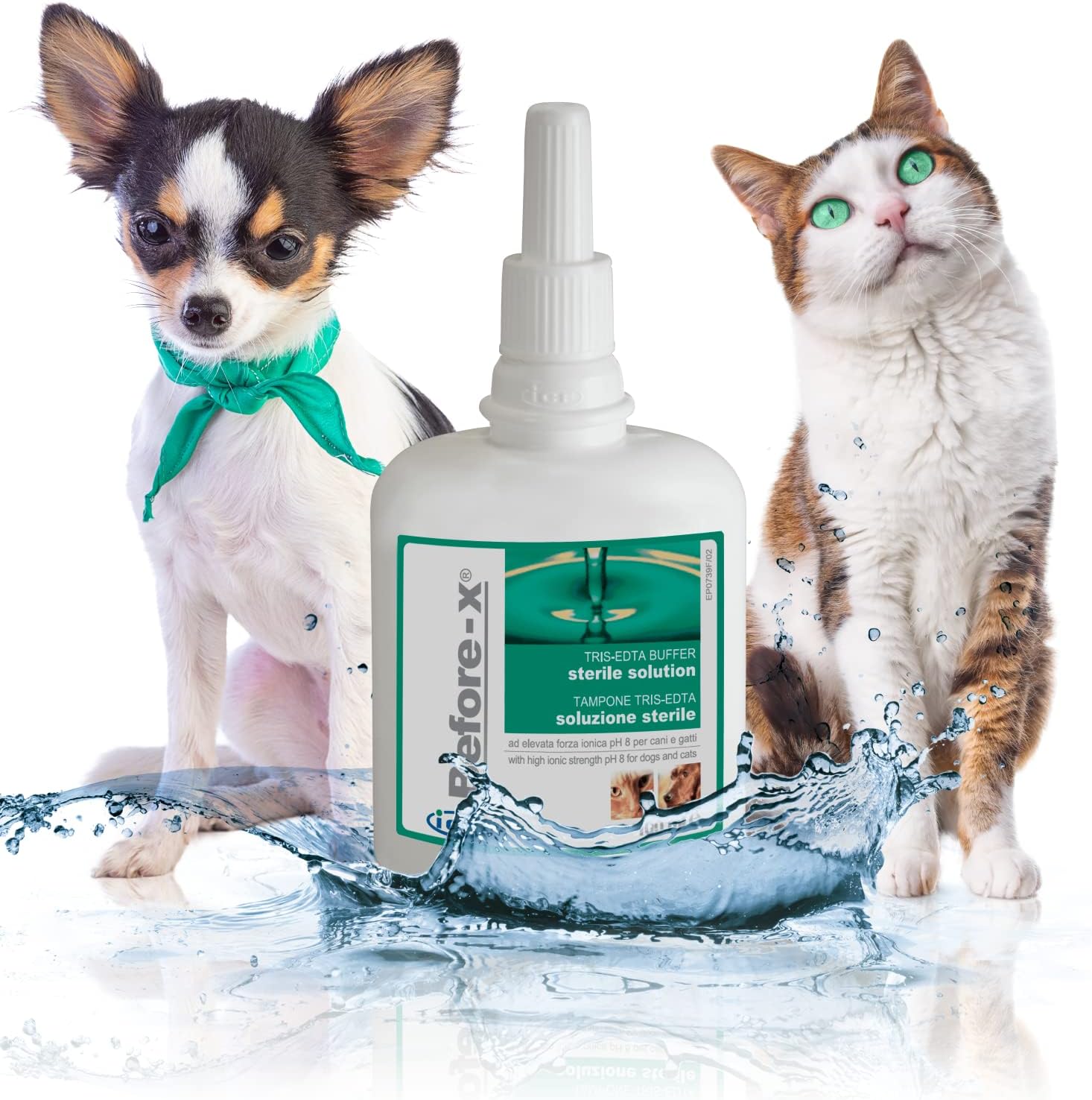 Before X Ear Solution - Antibacterial & Anti-fungal Sterile Ear & Skin Flush for Dogs & Cats - Also a Topical for Cleaning Minor Wounds - 100 ml
