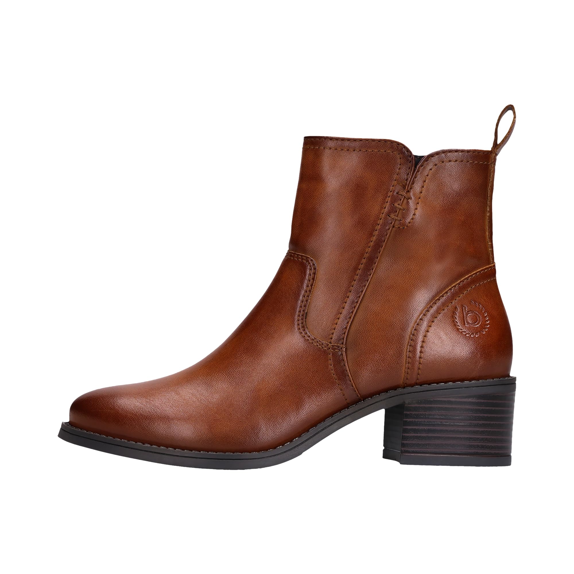 bugatti Damen Chelsea Boots 415AMQ3E5000-1000 Weite Normal Reißverschluss