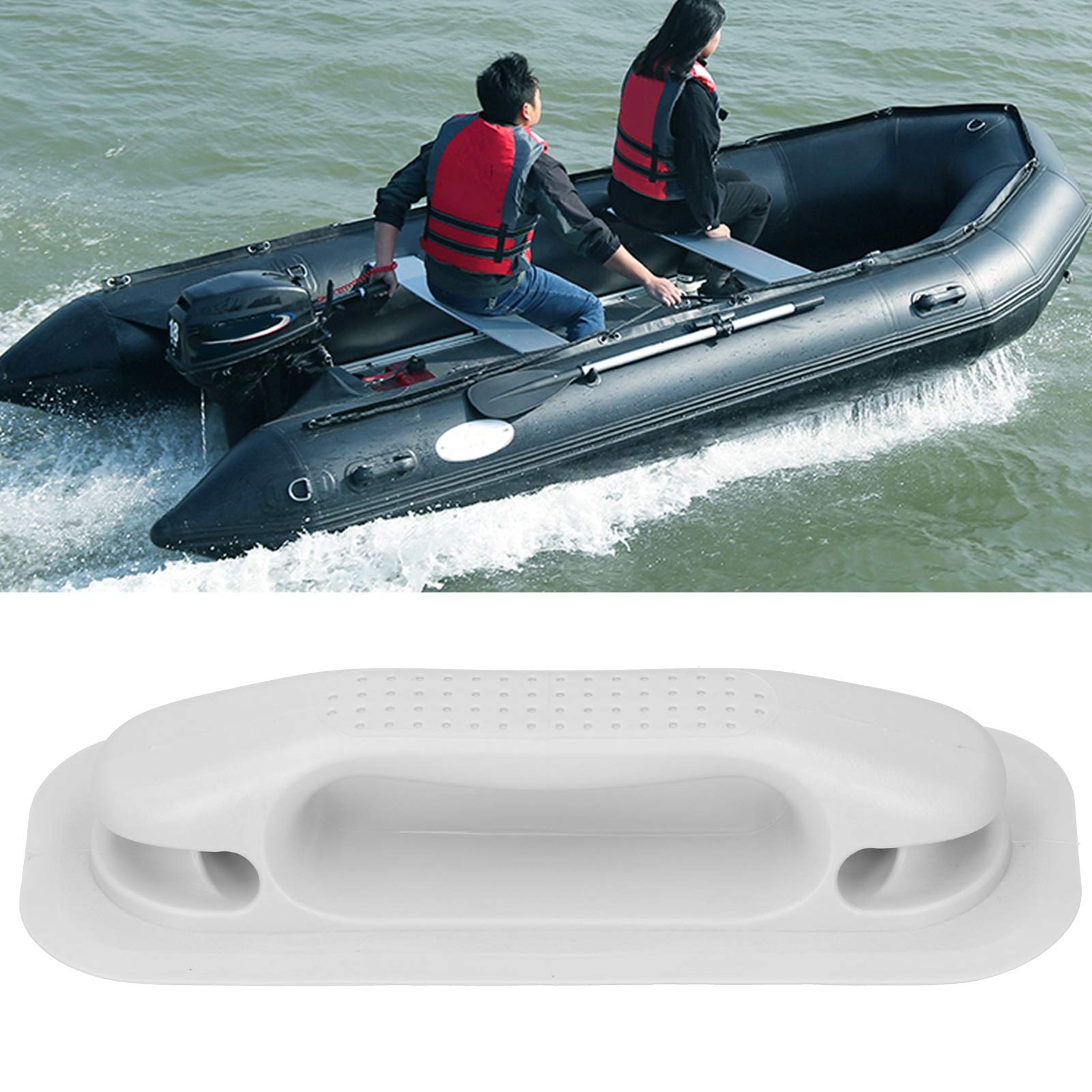 Maniglia per Kayak, Maniglia in PVC Portatile per Barca Gommone, Corrimano per Kayak, Canoa e Zattera, 2 Pezzi, Accessorio per Pesca e Navigazione