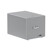 Beelink ME Pro Mini PC NAS, Intel N150, 16G LPDDR5, 1T SSD, 3 slot SSD M.2 + 2 alloggiamenti per hard disk, Max 72TB, Dual LAN, BT5.4, WiFi6, Cloud privato, Storage NAS, Network Attached Storage