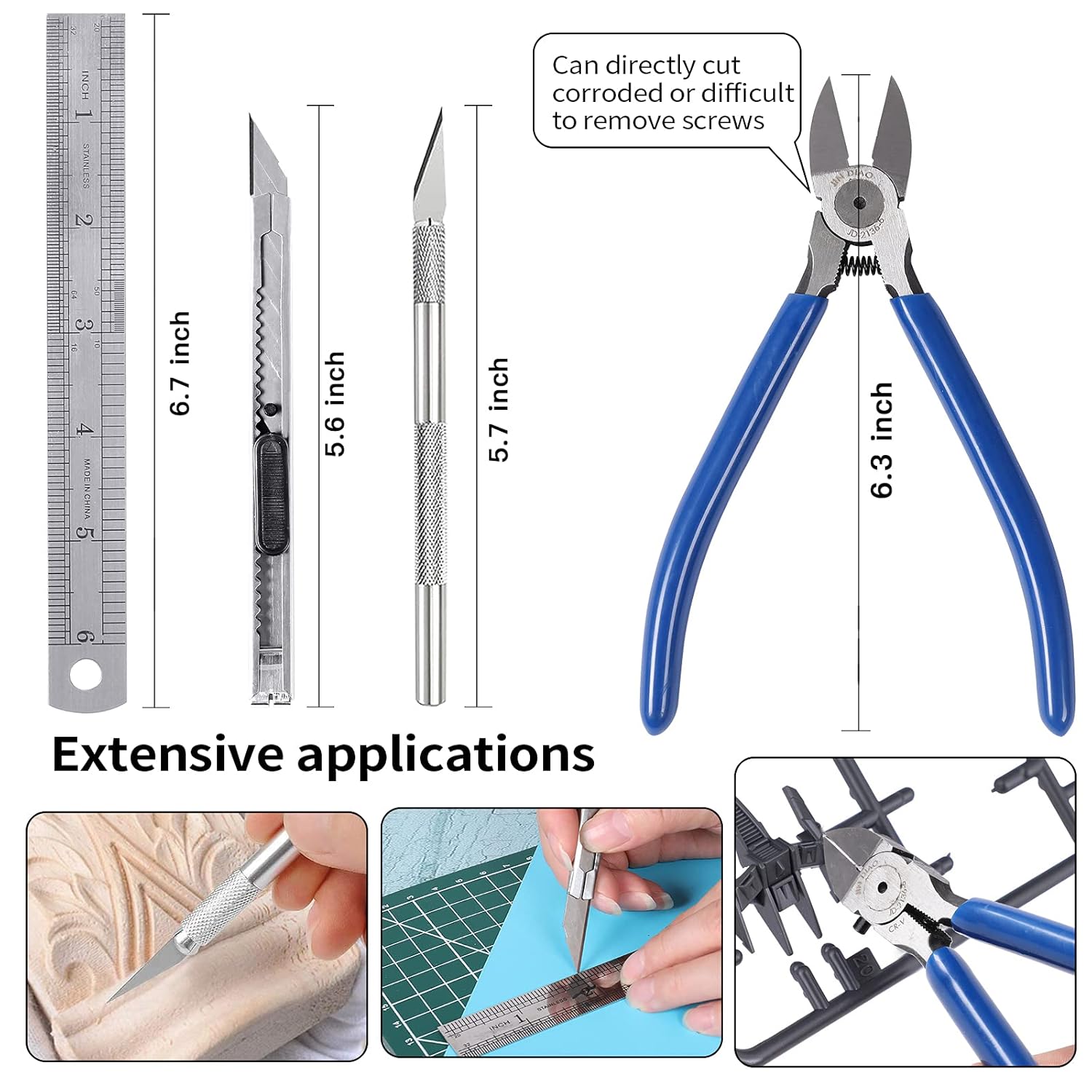 162 Pcs Pro Grade 3D Print Tool Kit Set 3D Printer Tool Kit,3D Printer Scraper,Contains Portable Tool Box,for Remove Clean and Finish 3D Print Accessories/Model Building/(Multi-Purpose) : Industrial & Scientific