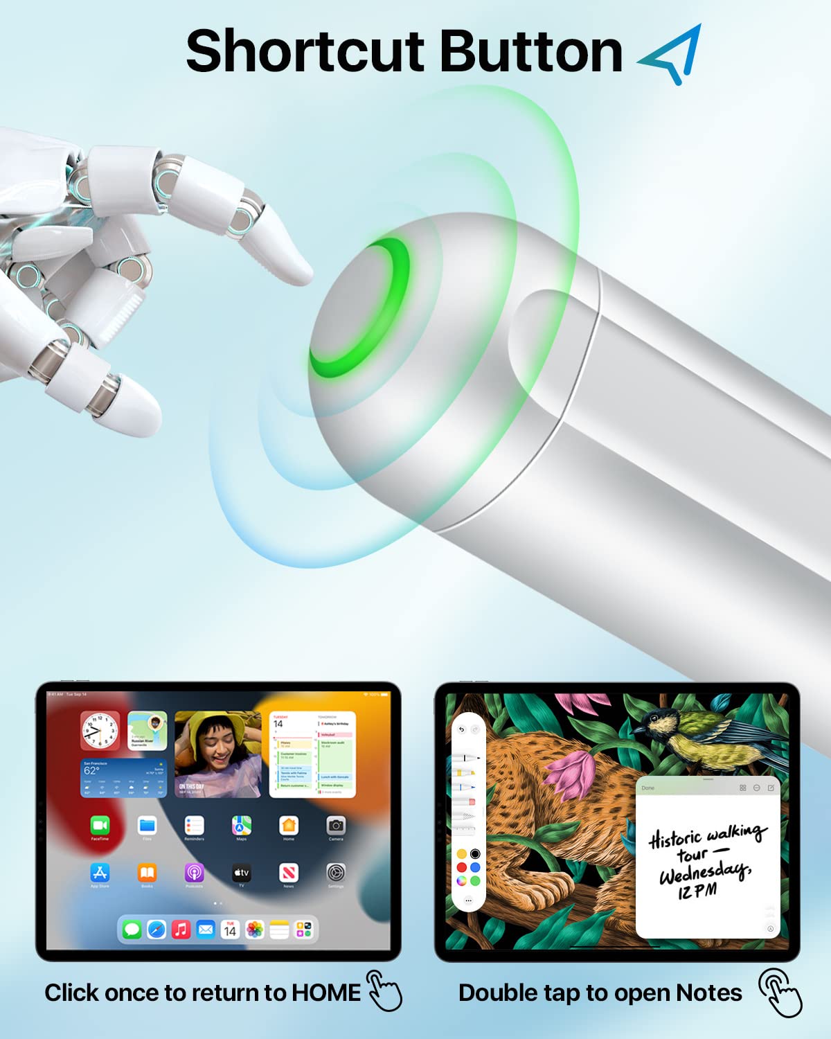 Amazon | マグネット式ワイヤレス充電ペンシル第2世代、Apple Pencil 2