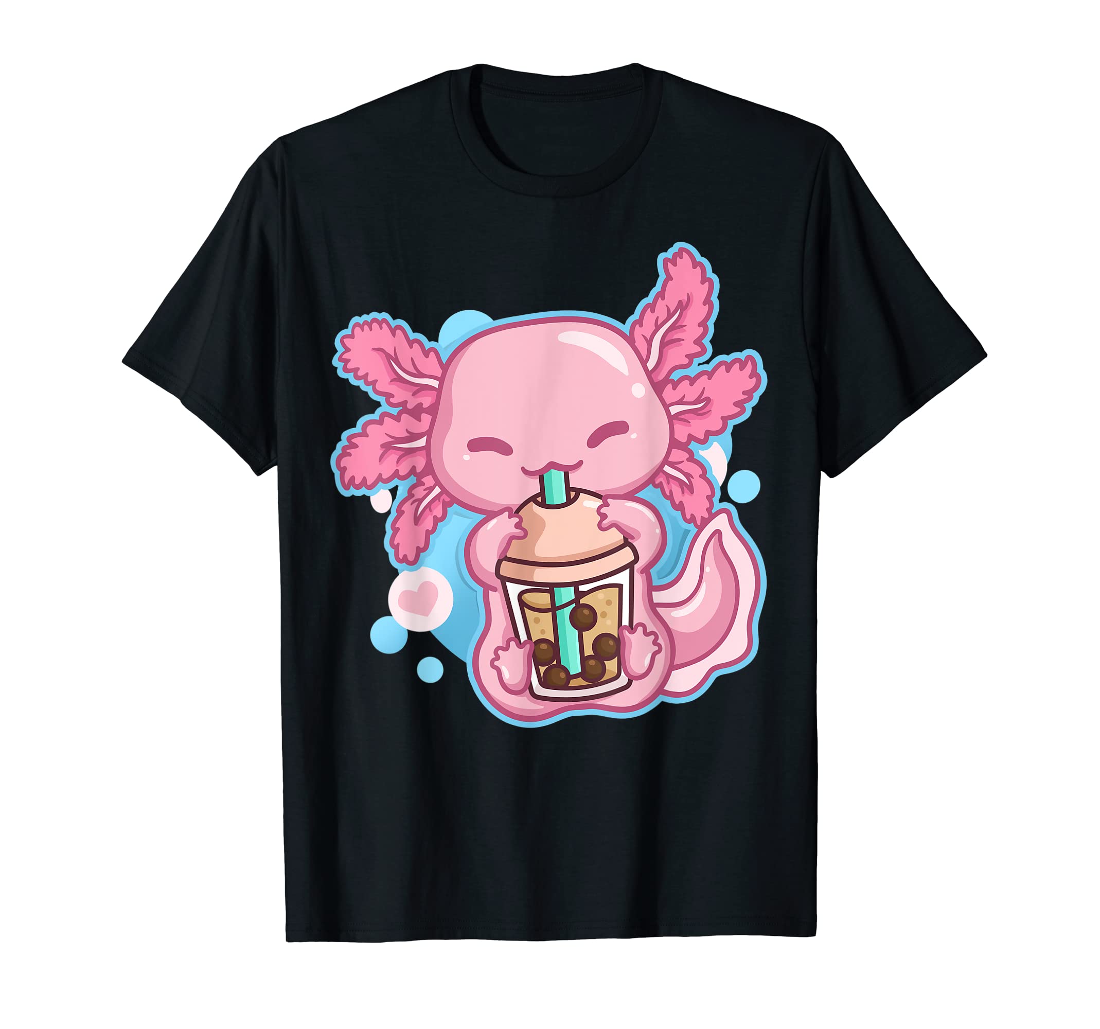 Anime & Axolotl Co.Boba Tea Bubble Tea Milk Tea Anime Axolotl T-ShirtOEKO-TEX STANDARD 100