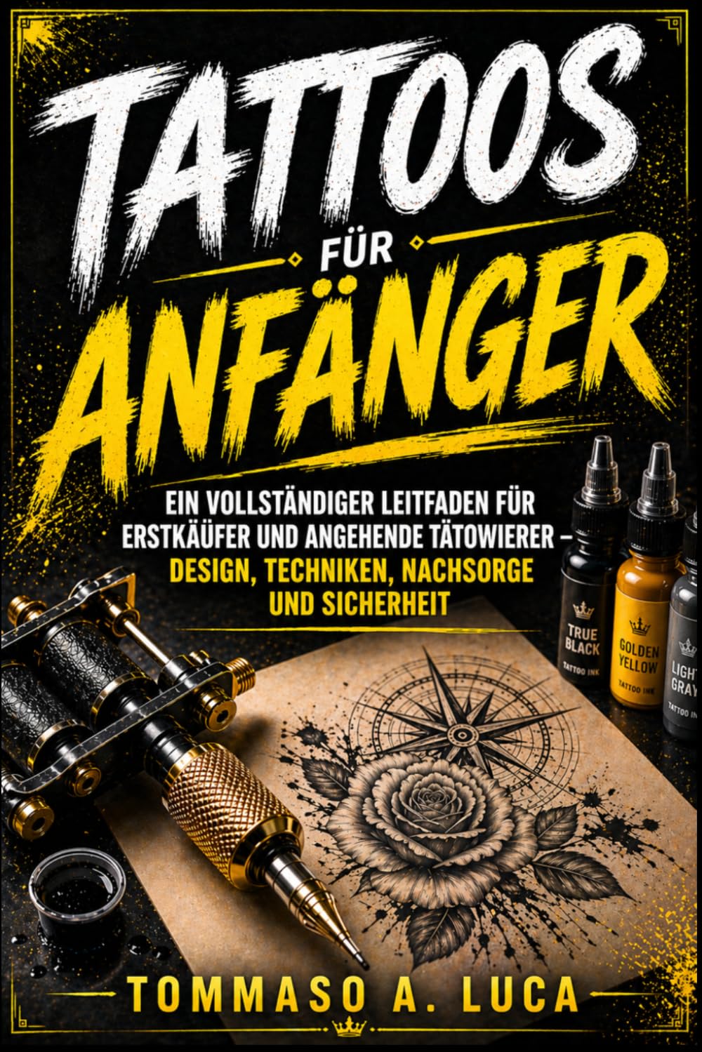 TATTOOS FÜR ANFÄNGER: Ein vollständiger Leitfaden für Erstkäufer und angehende Tätowierer – Design, Techniken, Nachsorge und Sicherheit