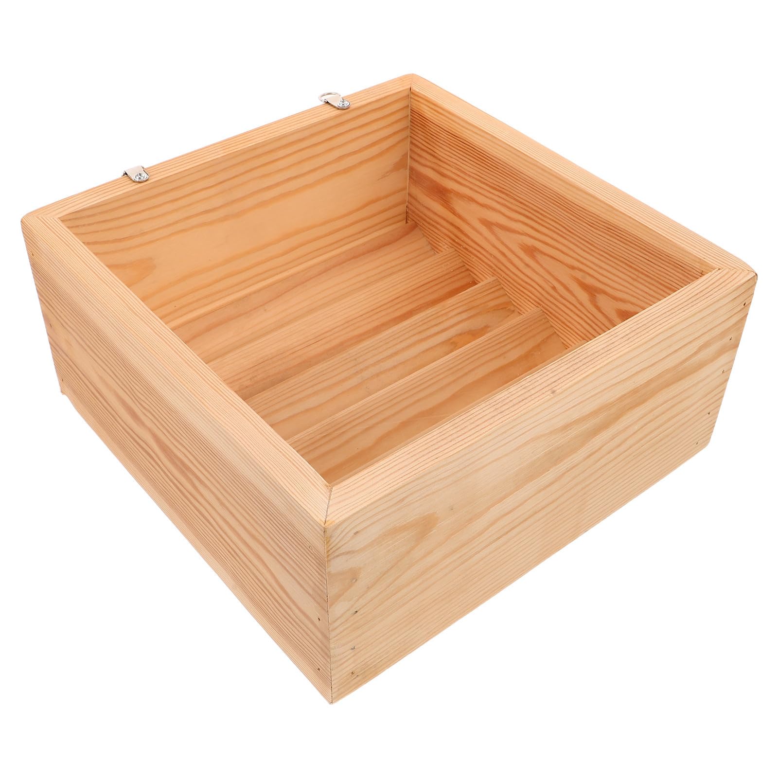 Sauna Lampenschirm mit Holzlatten, Eckform 28x28 CM