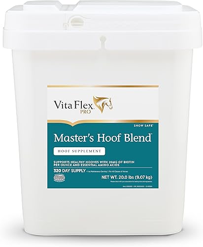 Vita Flex Pro Master's Hoof Blend Formula natural verde oscuro 320 días suministro 20 libras