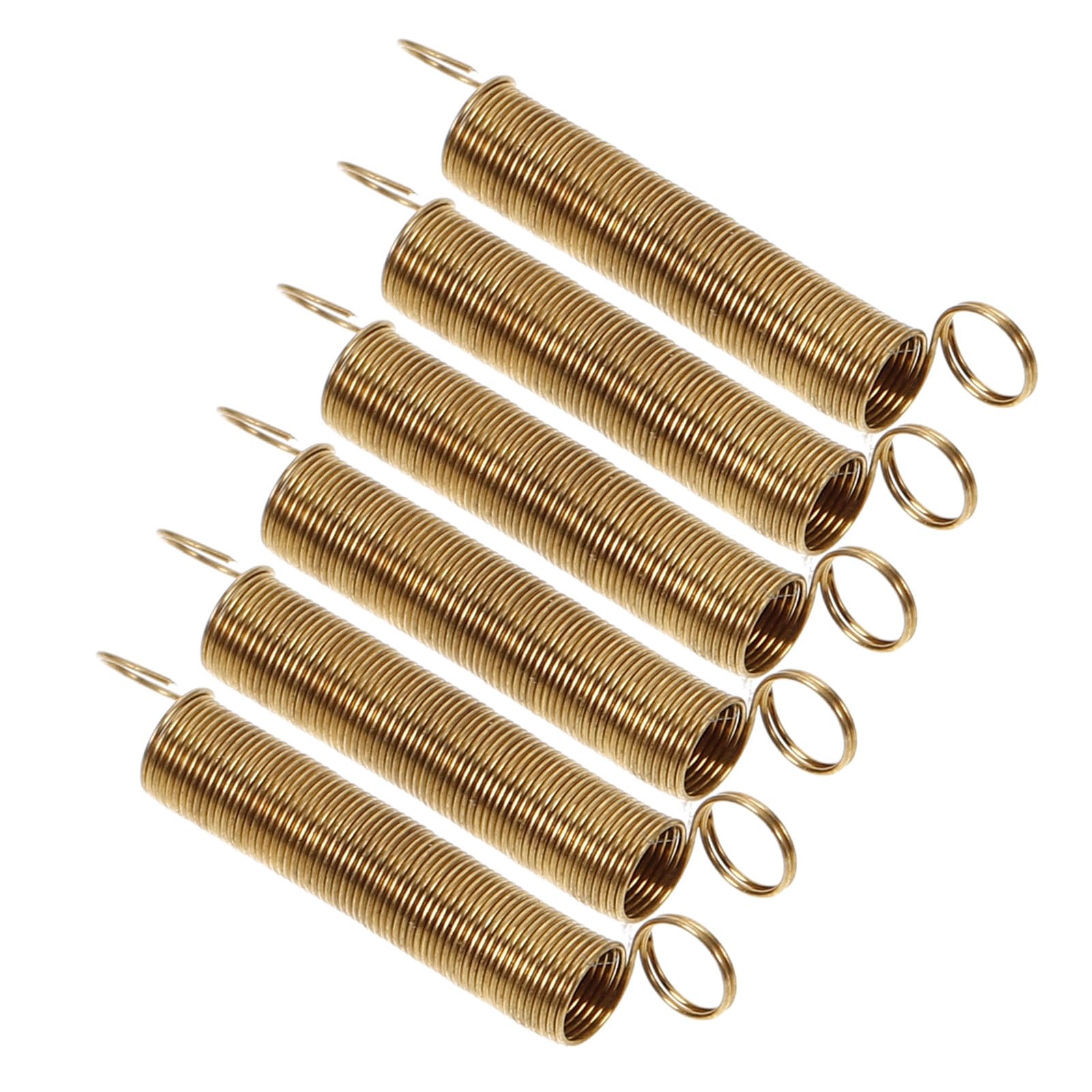 STAHAD Mechanical Clock Parts Metal Spring Hook Extension Spring for Clock Repair with Hooks Cable Replacement Accessories 6Pcs