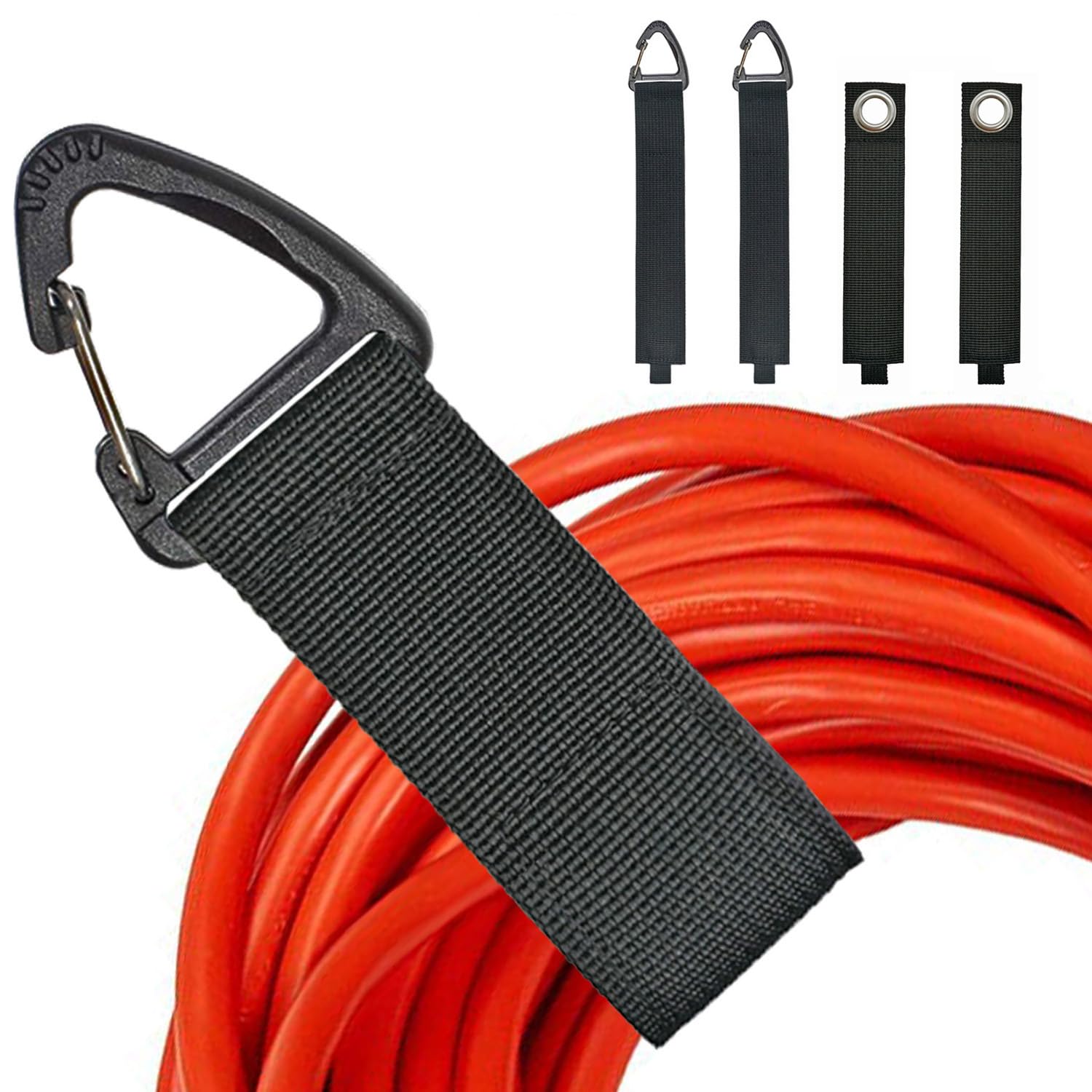 ZTSXLLIMExtension Cord Holder(4 Pack), Extension Cord Organizer for Garage Storage and Organization, Heavy Duty Storage Straps for Hoses, Ropes, Cables and Tools, Design Patent