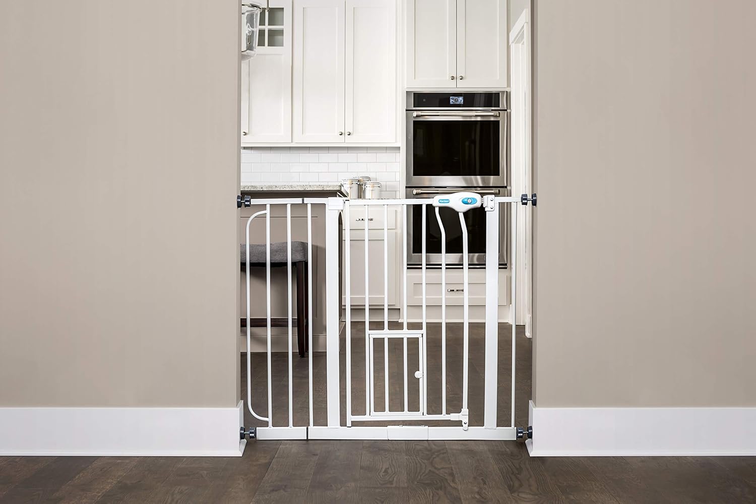 Buy Carlson Extra Wide Walk Through Pet Gate with Small Pet Door