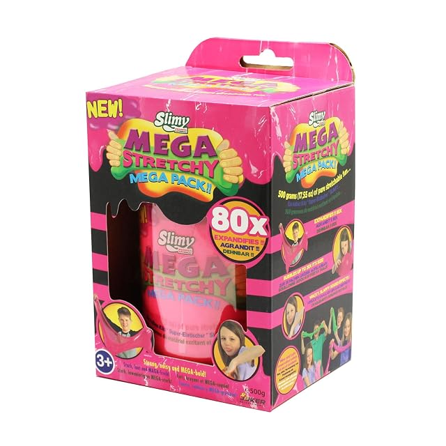 Foto 3 de 6 de Slimy Mega Stretchy 500 g en Rosa
