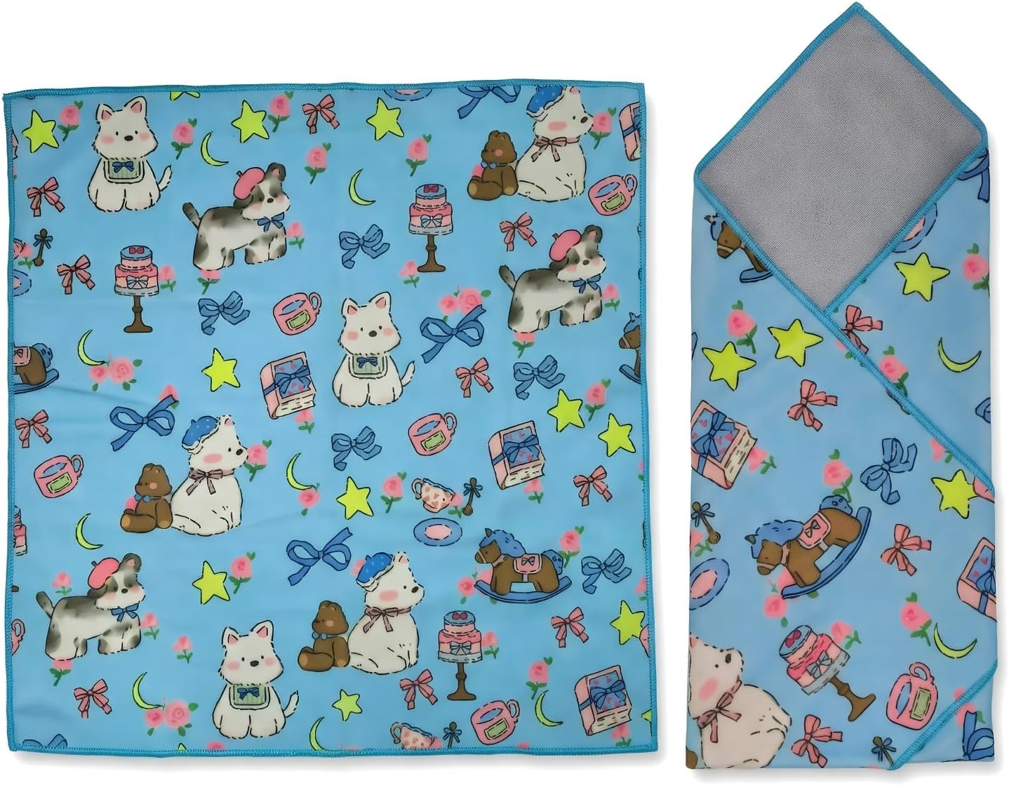 Self-Adhesive Magic Cloth Len Protector Makeup Bag Travel Organizer