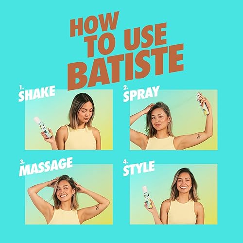 Miniatura 8 de Batiste Champú seco tropical, champú sin agua, 3.81 onzas, paquete de 3