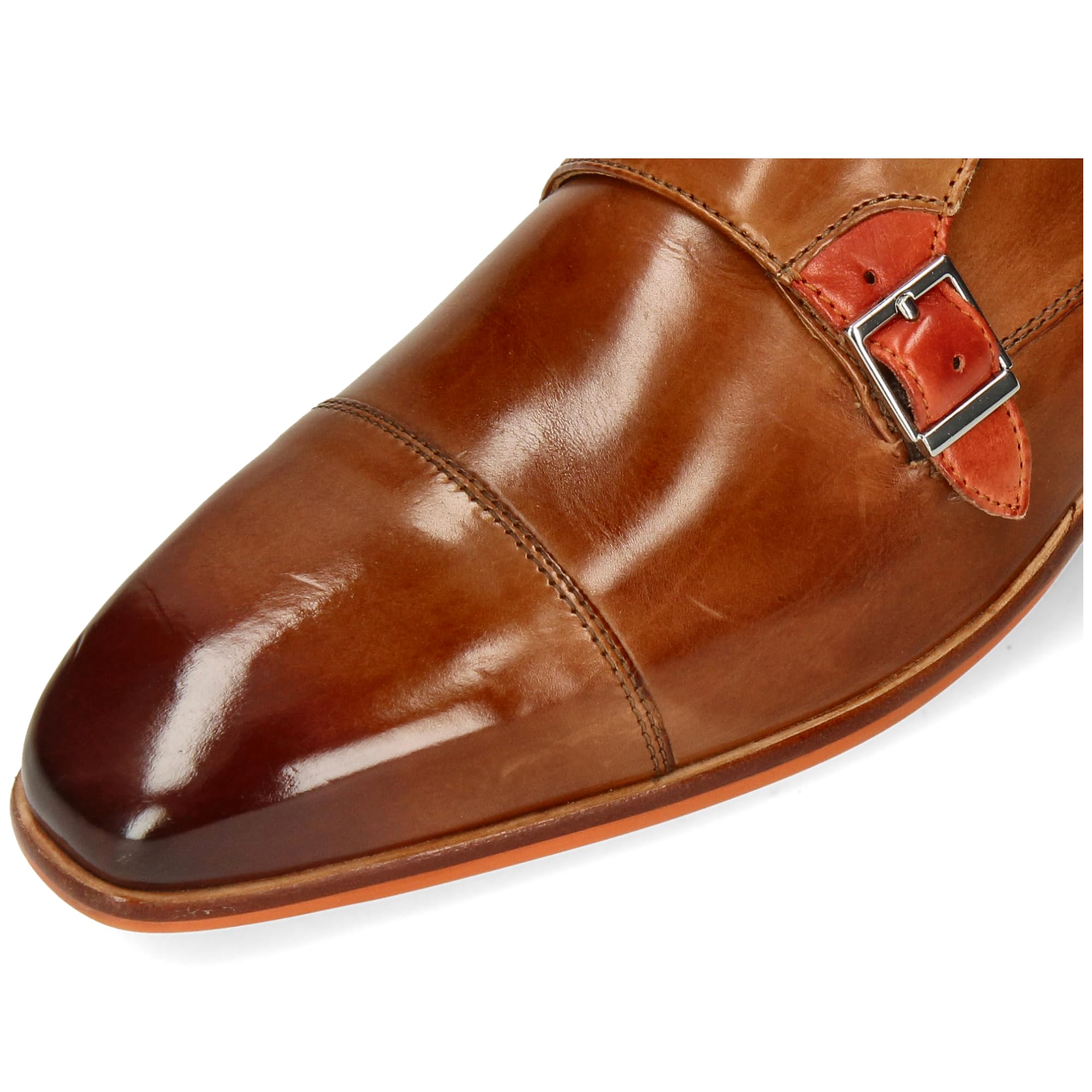 Melvin & Hamilton Lewis 52, Mocasines con Correa Monk Hombre, marrón, 43 EU