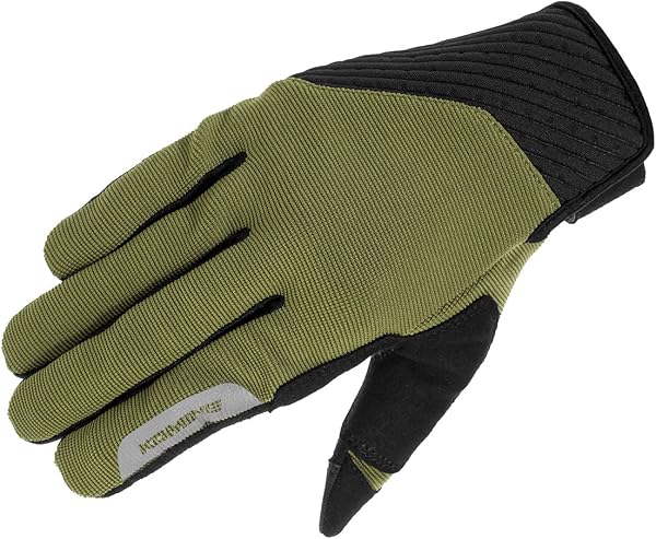 コミネ(KOMINE) バイク用 グローブ GK-1853 ストレッチメッシュグローブ ルーチェII Olive M - 1