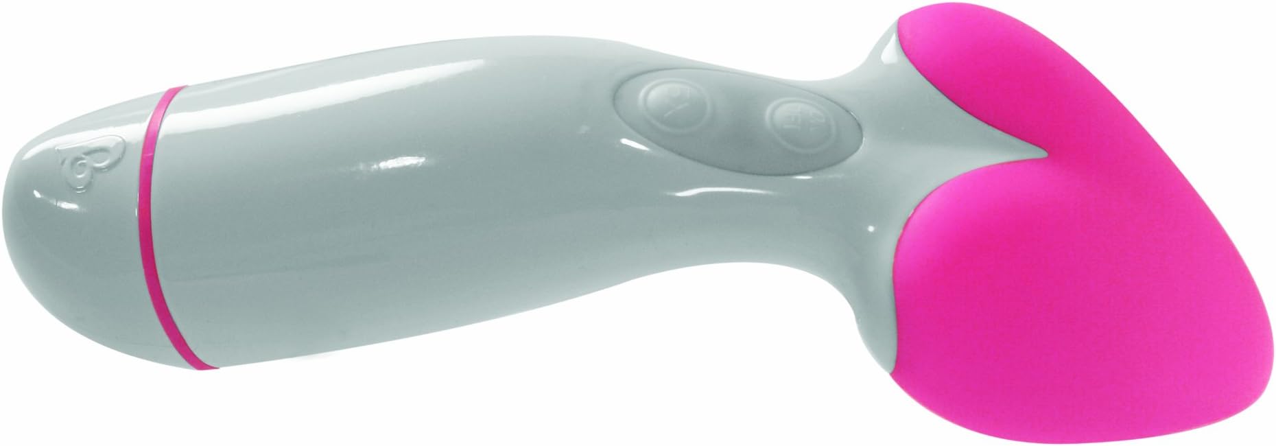 Rocks Off Luv Massager, White/pink