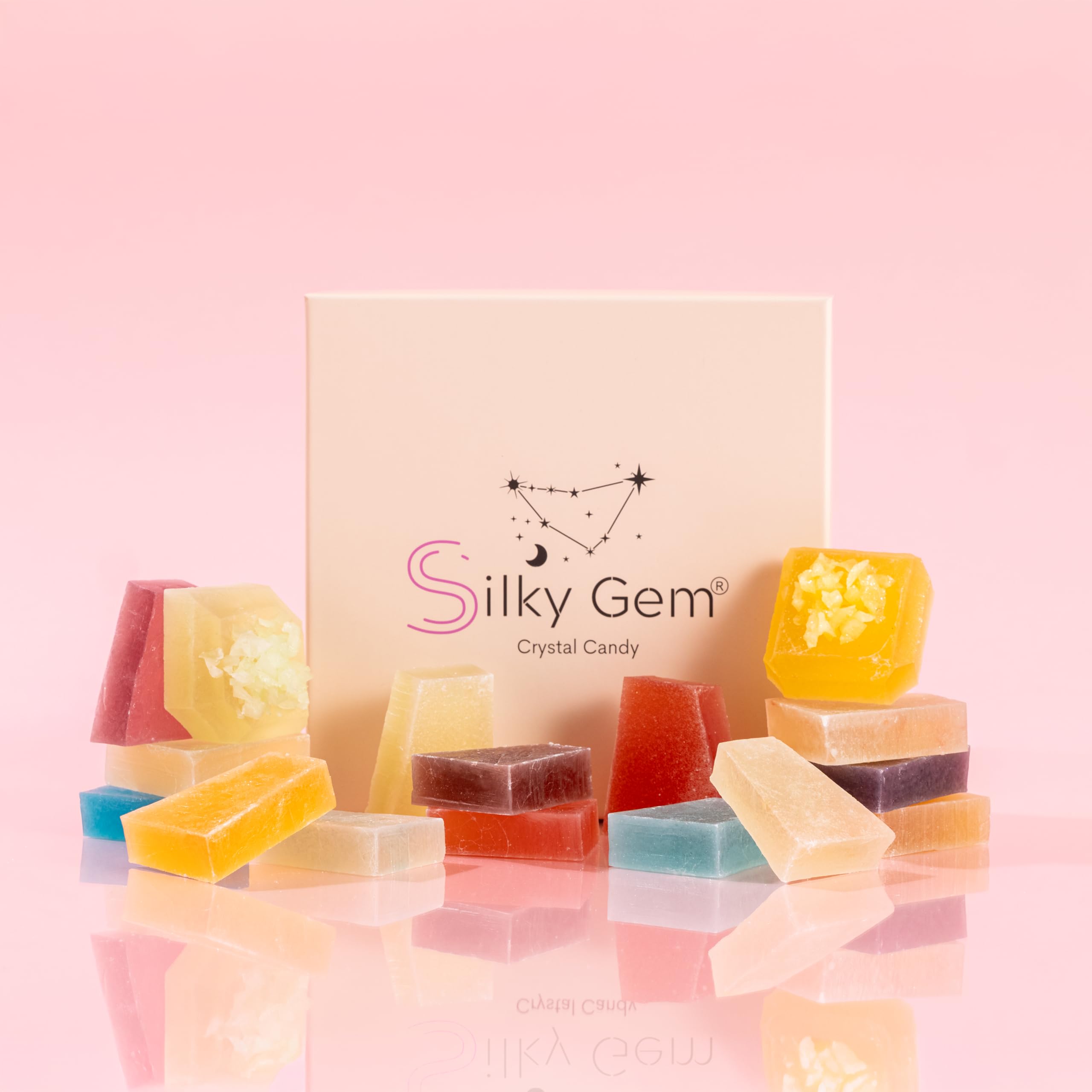 Silky Gem Treasure Box Collection: 16-Piece Multi-Flavor Assortment Handcrafted Edible Jewelry & ASMR Crystal Candy Vegan Gluten-Free Gourmet Gift product thumbnail 2
