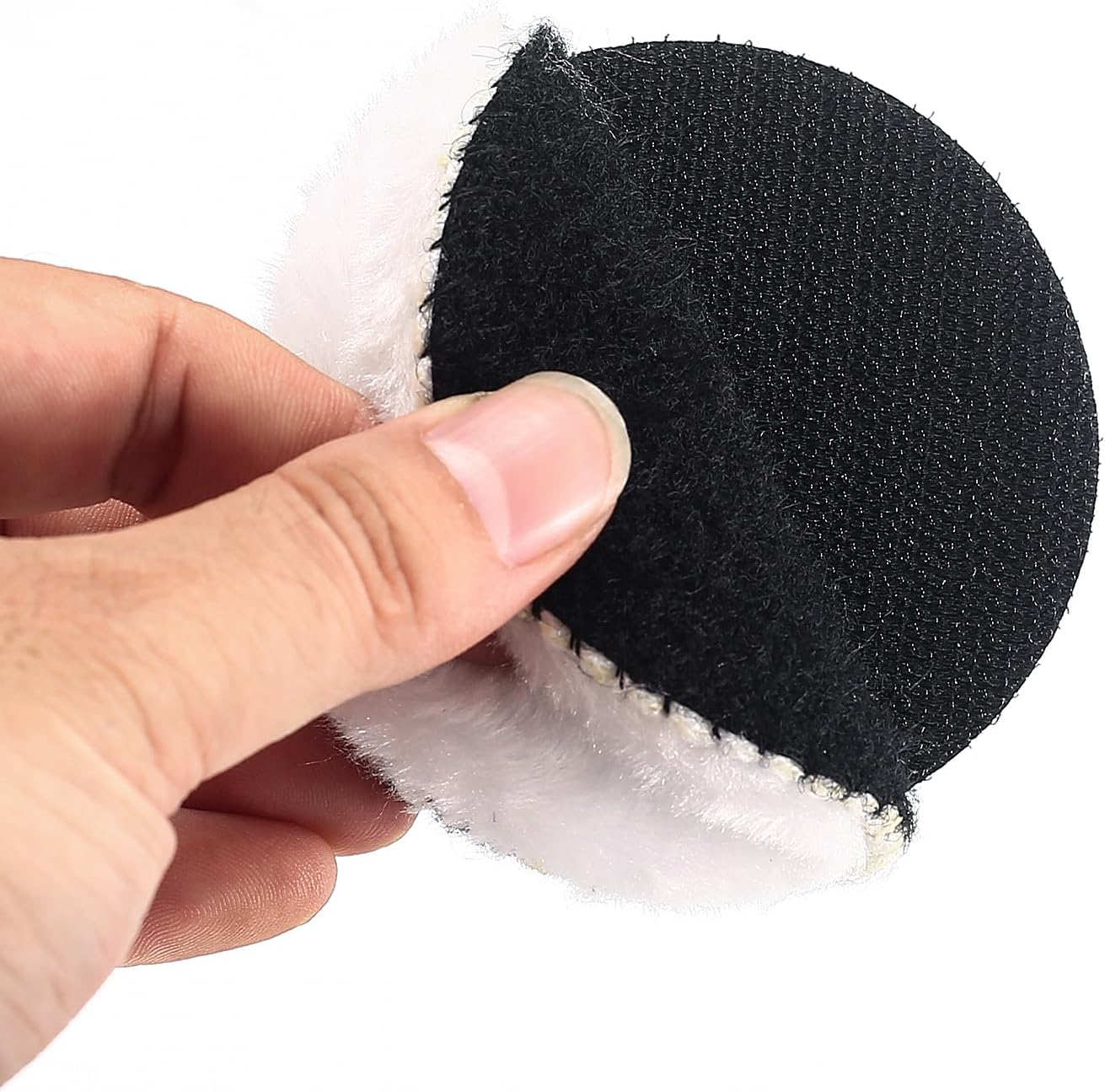 10 Pcs 3 Inch Buffing Pads for Drill,Drill Buffer Polisher Attachment