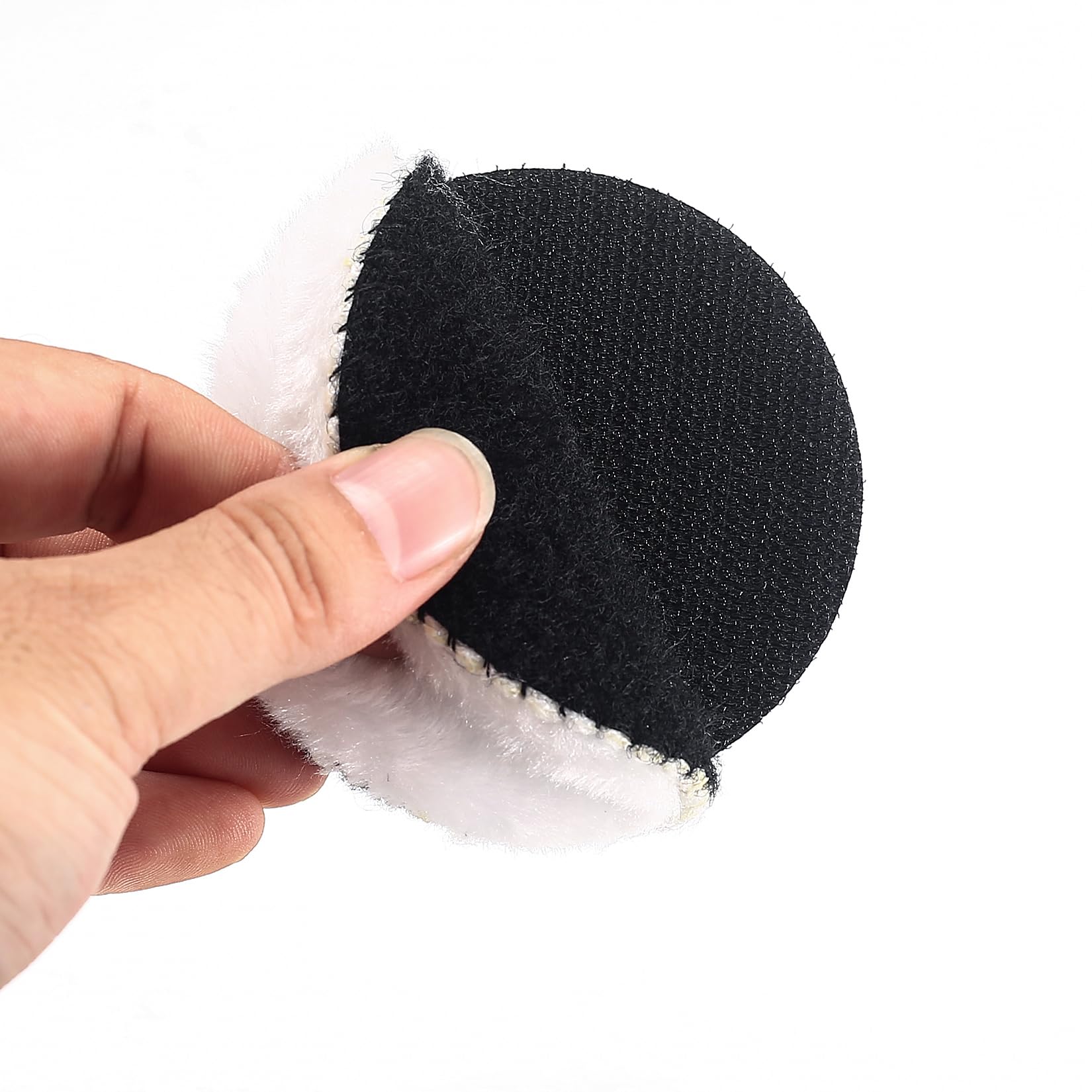 12 tamponi per lucidatura auto da 7,6 cm per trapano, trapano, lucidatura, ceratura, lucidatura, lucidatura, lucidatura auto, lucidatura, levigatura, ceratura, sigillatura, con adattatore per trapano