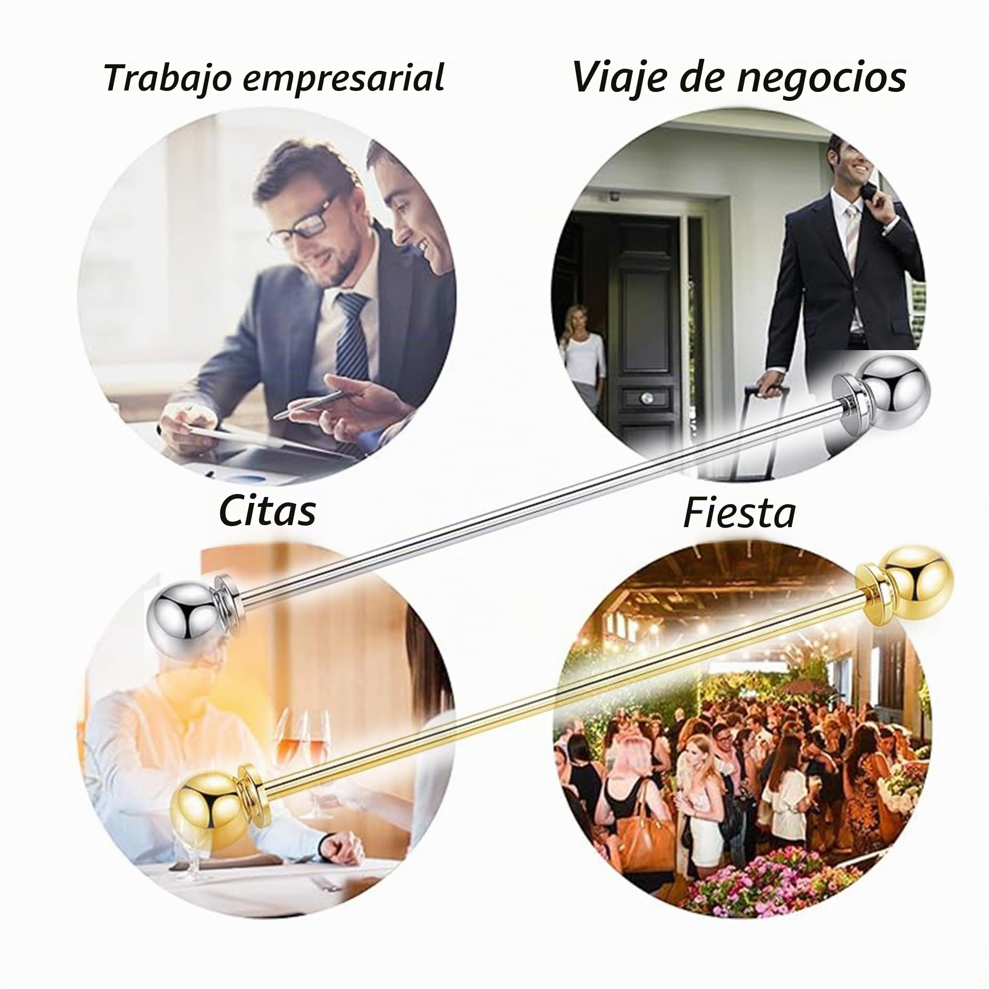 Barra Broche de Cuello de Camisa Pin de Corbata Clip Metal de Plata Camisa Corbata Pins Clip Alfiler De Cuello De Camisa Clip De Corbata Con Cadenas para Camisa Hombres