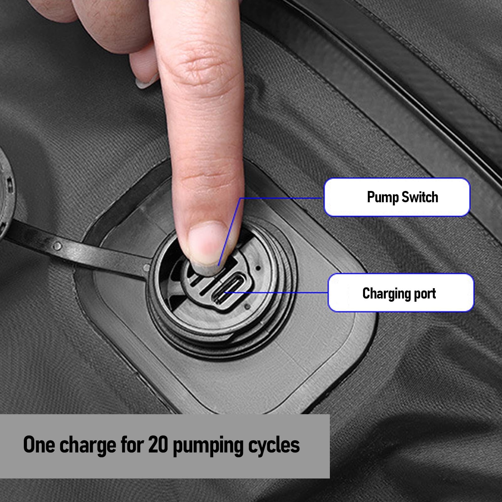 SIXRUN Sac à Dos de Compression Sous Vide de Grande capacité, avec Pompe Rechargeable et Serrure TSA pour L'organisation de Voyage