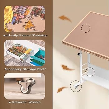 Amazon.com: LAVIEVERT 1500 Piece Tilting Puzzle Table with 5