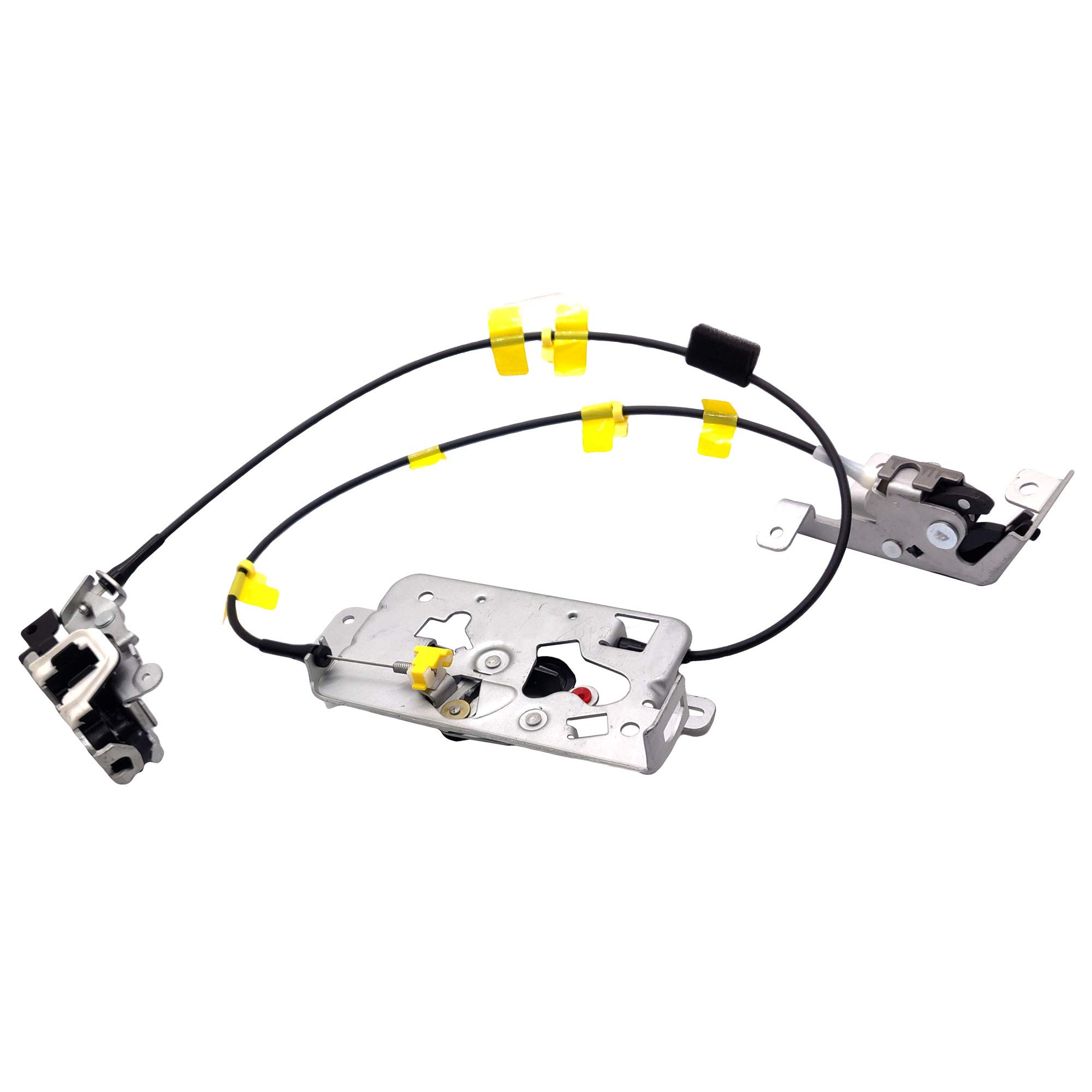 Rear Door Lock Latch with Cable Assembly Left Driver Side for 2004-2008 Ford F-150 Extended Cab Pickup Upper and Lower Locking Latches Assembly 6l3Z18264A01B 8L3Z18264A01B