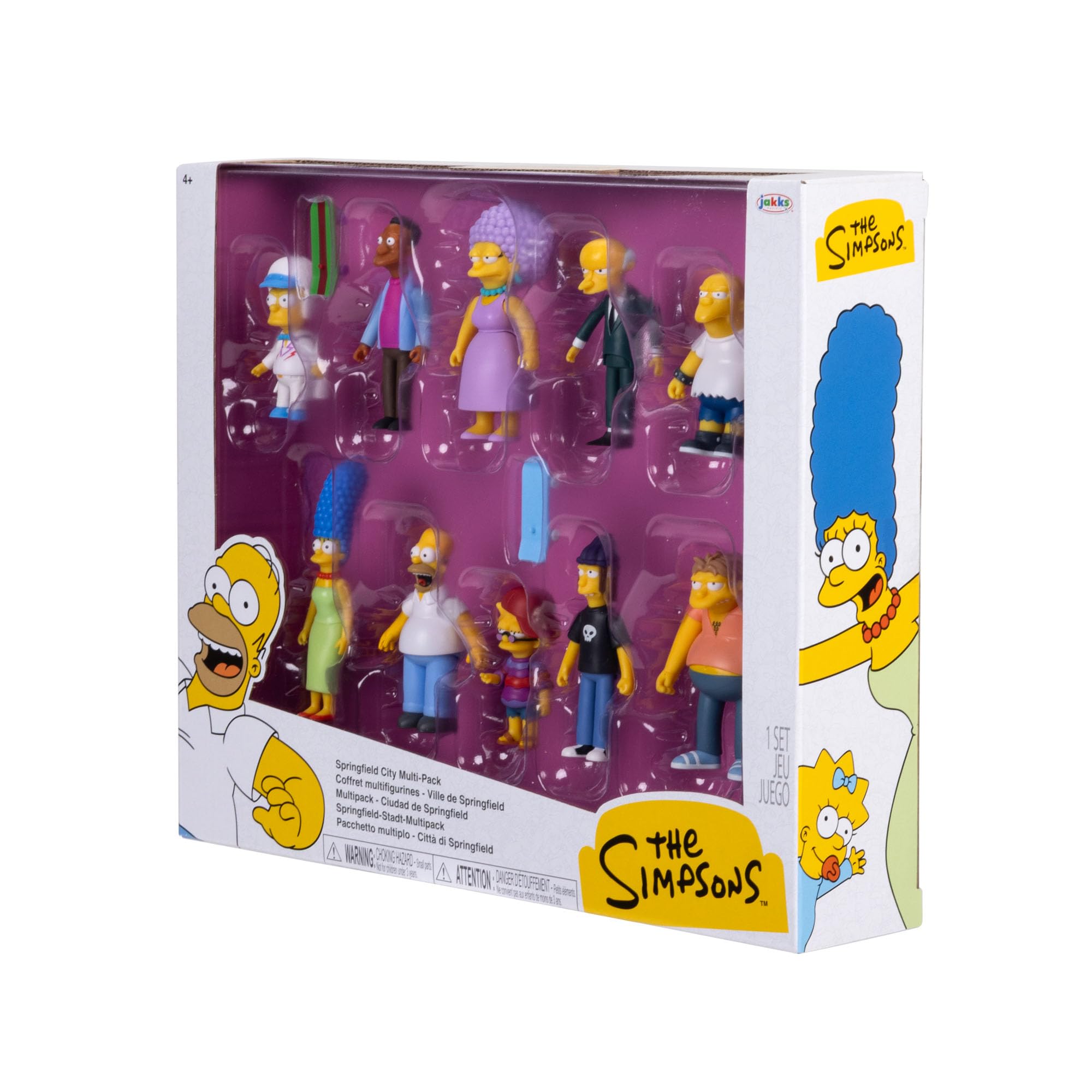 Pack múltiple de Figuras de Los Simpson de 6,35 cm (2,5 Pulgadas) de la Ciudad de Springfield