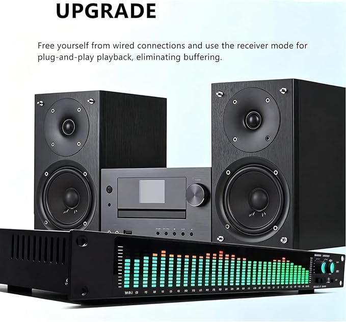 Ecualizador digital de audio Buhelyc 31 bandas RGB miniatura 6