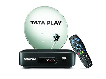 Tata Sky HD Set Top Box with Secondary Connection(Black)