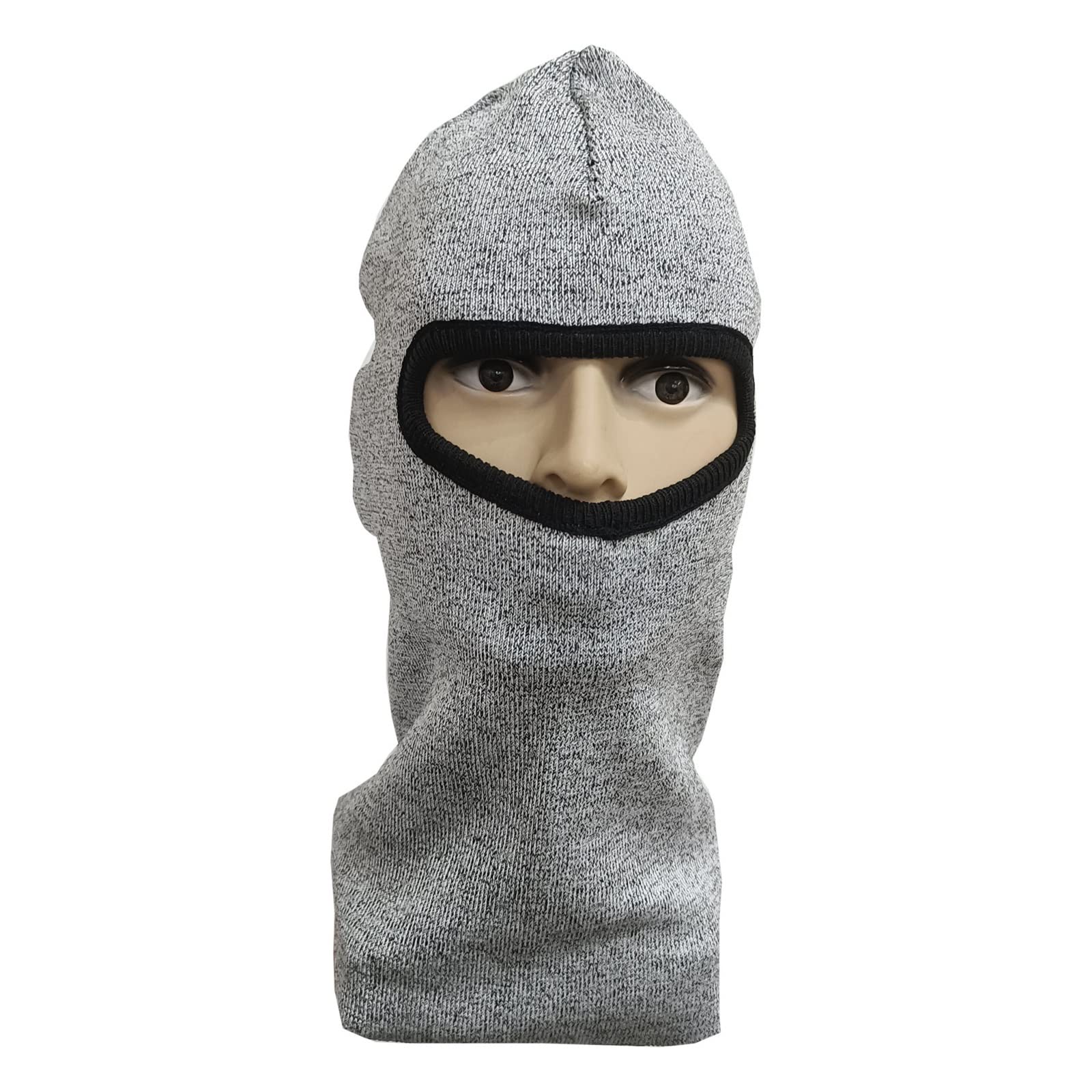 Couvre-chef résistant aux coupures de niveau 5 avec protection du cou à capuchon élastique for la protection de la sécurité de l'entraînement sur le terrain, Abrasion supérieure et durable