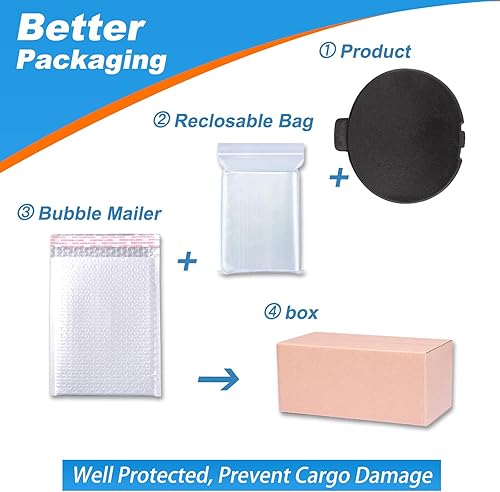 Miniatura 7 de Cubierta de gancho de remolque para parachoques trasero, tapa de ojo de remolque para Mazda CX-5 2013 2014 2015 2016 KD53-50-EK1A-9U KD53-50-EK1A