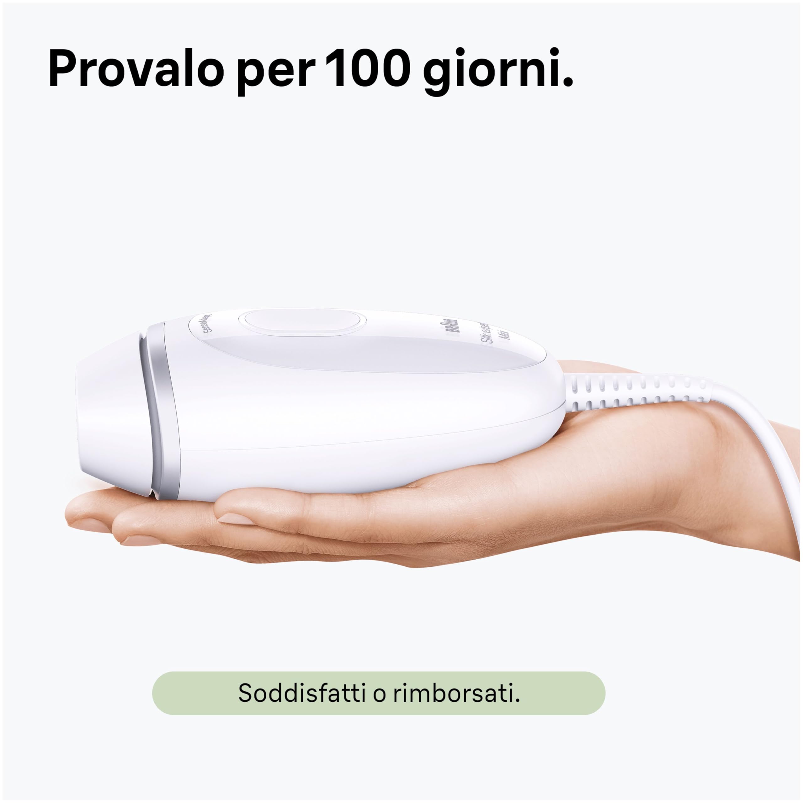 Braun Silk·expert Mini 1 Epilatore Luce Pulsata, Depilatore Corpo Donna, Alternativa All’Epilazione Laser Peli Donna, Epilazione a Casa, Luce Pulsata Braun, Idea Regalo, PL1100