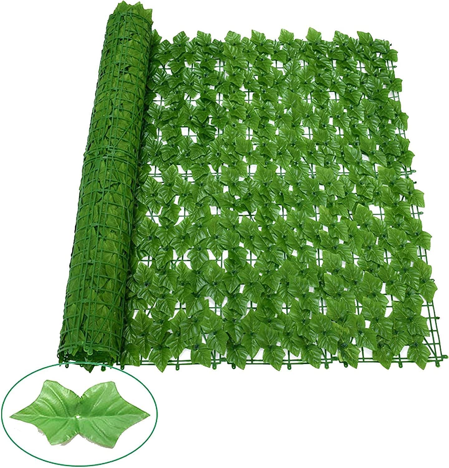 Recinzione Artificiale Edera Tacery - Schermo Privacy Espandibile, PVC, 30x180 Cm
