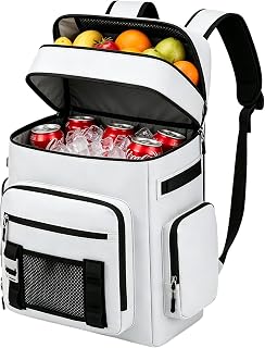 Large Waterproof Insulated Cooler Backpack for Men & Women, Leak Proof Portable Backpack for Camping, Fishing, Picnic, Travel, Hiking