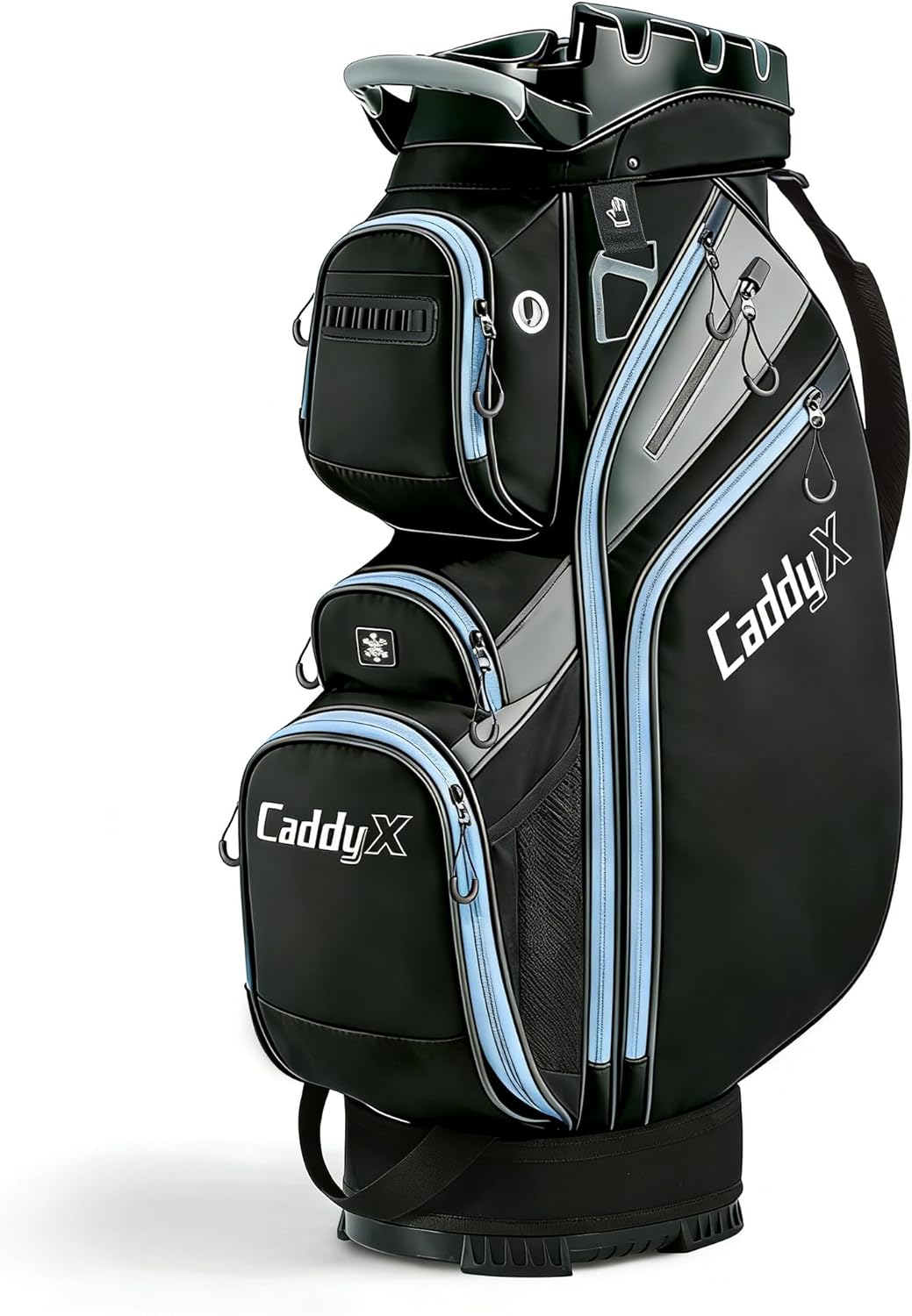 14-Way Golf Cart Bag, Professional Organizer Cart Bag with Anti-Rattle Top