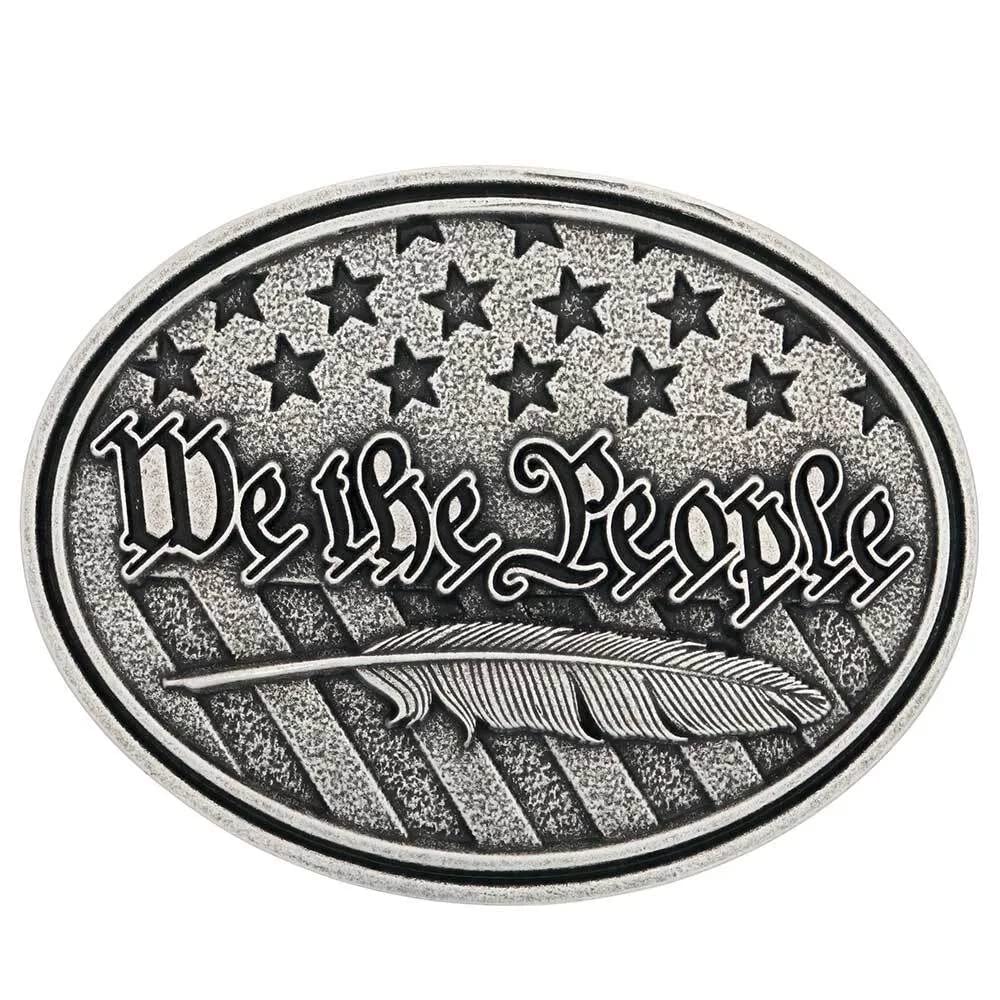 Montana SilversmithsAmerican Flag Series Attitude Western Buckle
