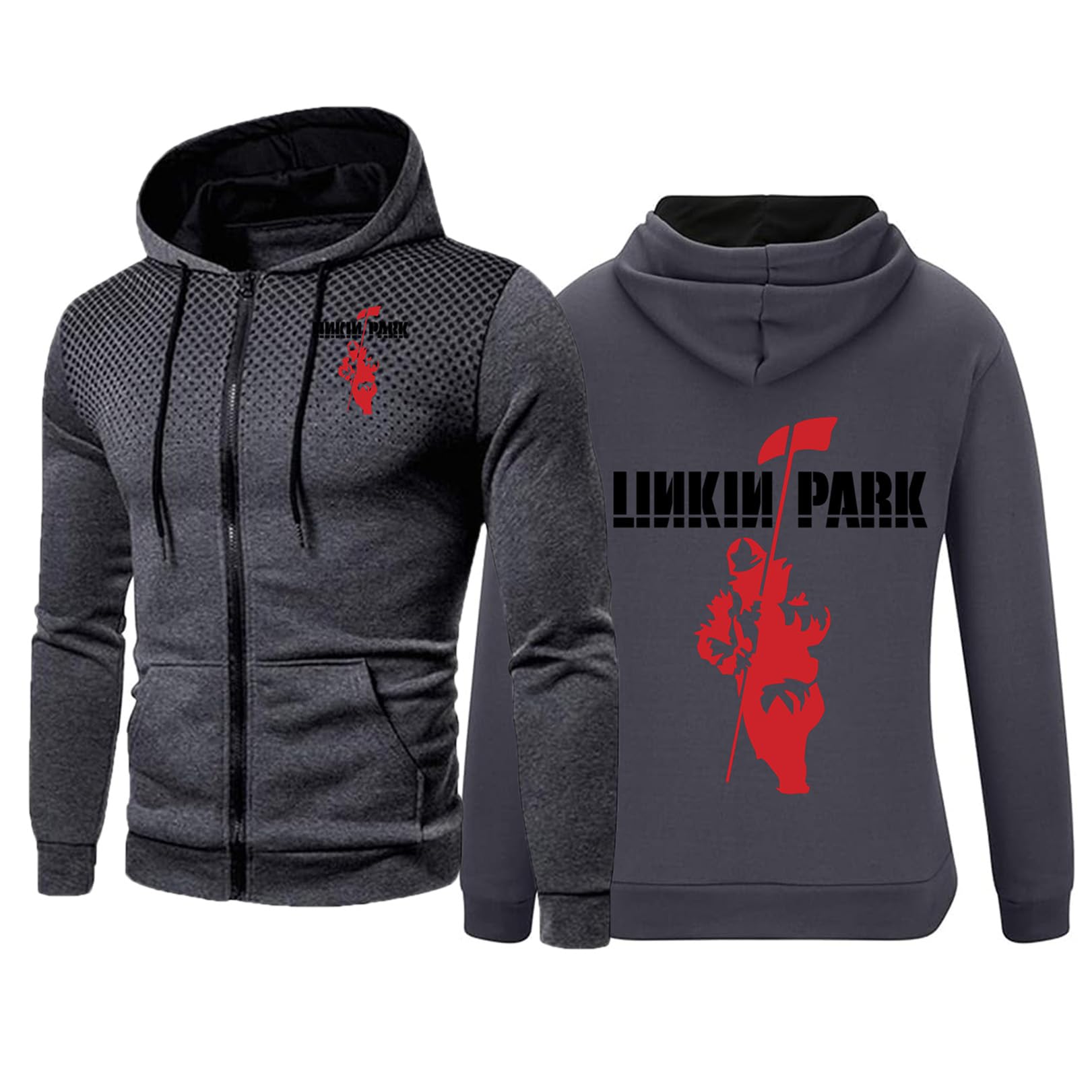 2024 Men’s Hooded Sweatshirts for Linkin Park Hoodie Long Sleeve Pullover Casual Drawstring Hoody Top For Linkin Park Zip Up Jacket Hoodie Jumpers Spring Tracksuits,I-XL