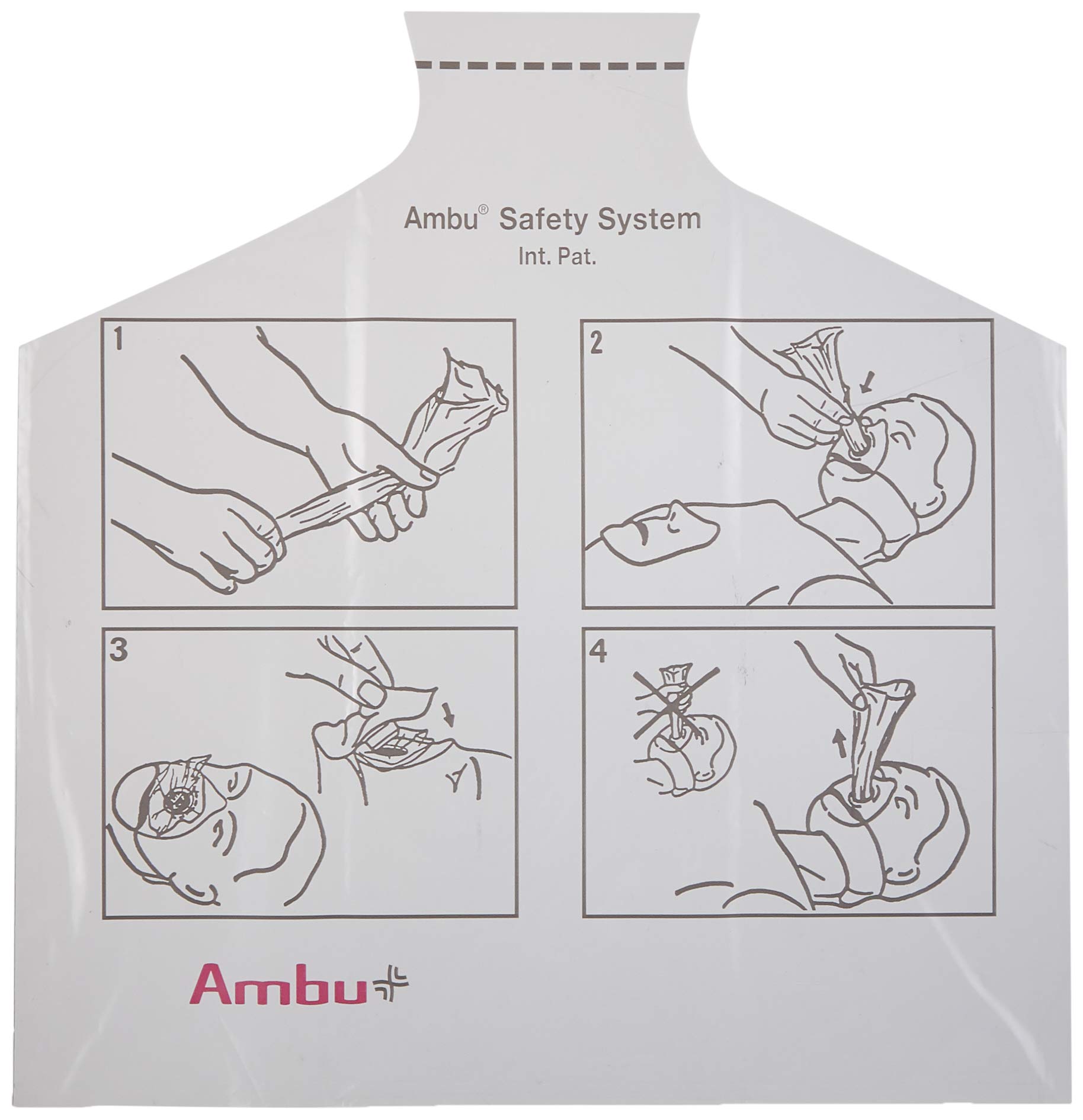 AmbuCPR Pal Manikin, Head Bags, Pack of 100