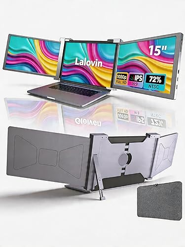 15" Laptop Screen Extender, 3.59 lbs Lightweight Portable Laptop Monitor