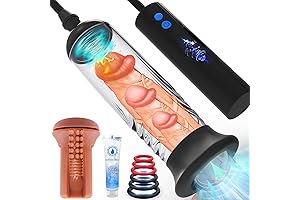 Automatic Penis Enlargement Pump for Men Erection with Adjustable Intensities