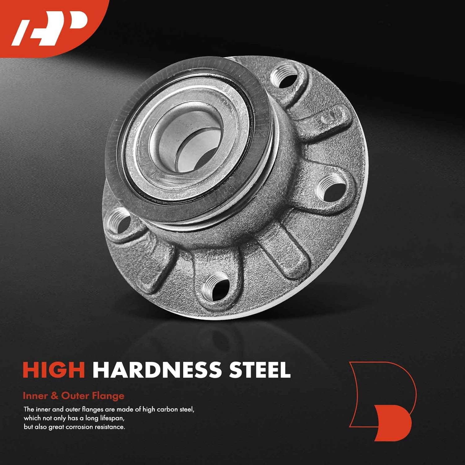 A-Premium 2 x Rear Wheel Bearing and Hub Assembly Compatible with Audi Volkswagen - 2006-2021 - A3, Beetle, E-Golf, Golf, Golf R, GTI, Rabbit, Jetta