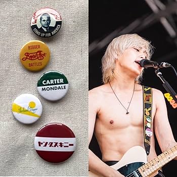 Amazon | ヤングスキニー かやゆー 缶バッジセット | バッジ | おもちゃ