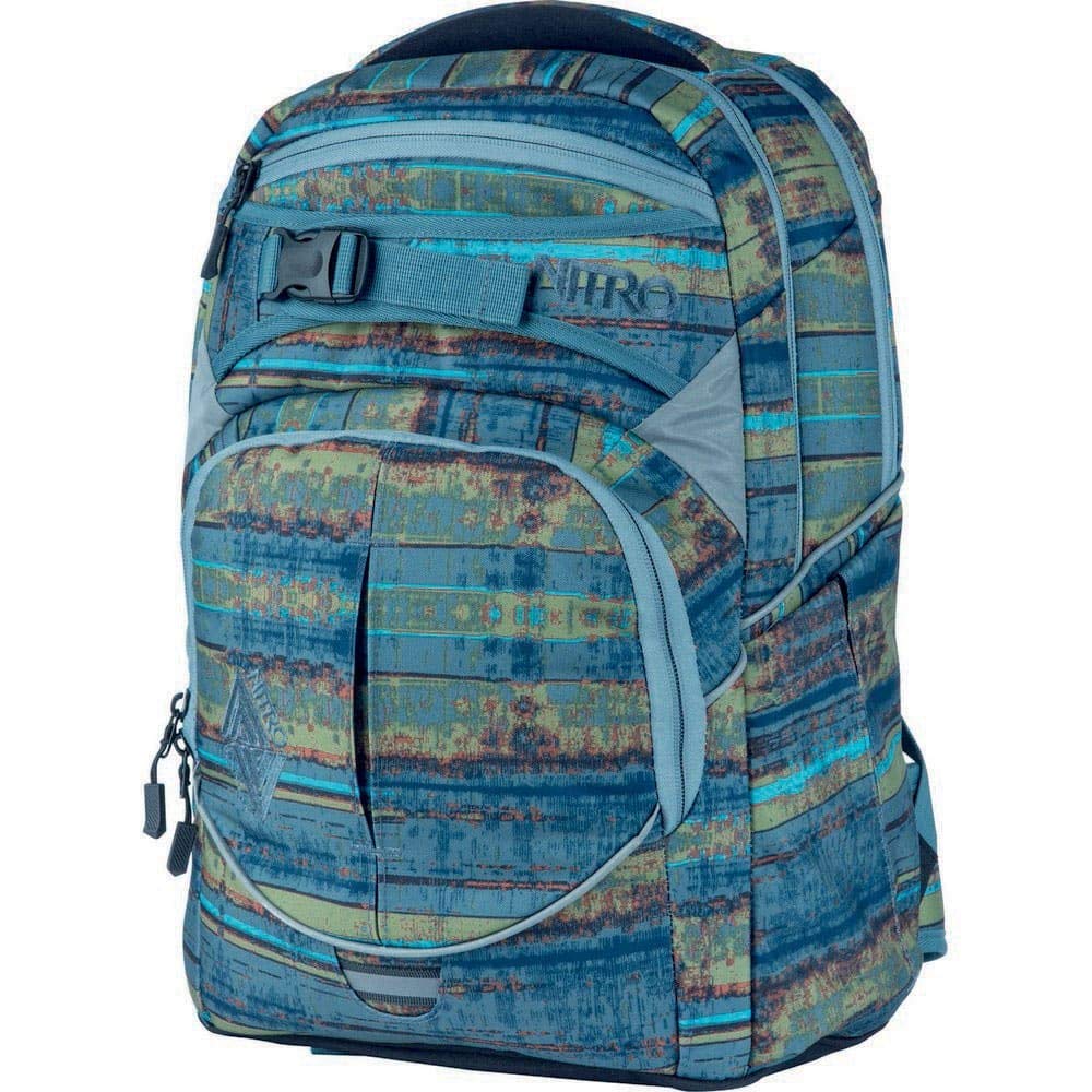 Nitro Superhero Schulrucksack, Rucksack, abnehmbarer Hüftgurt, robuste Bodenplatte, Thermotasche, 30 L