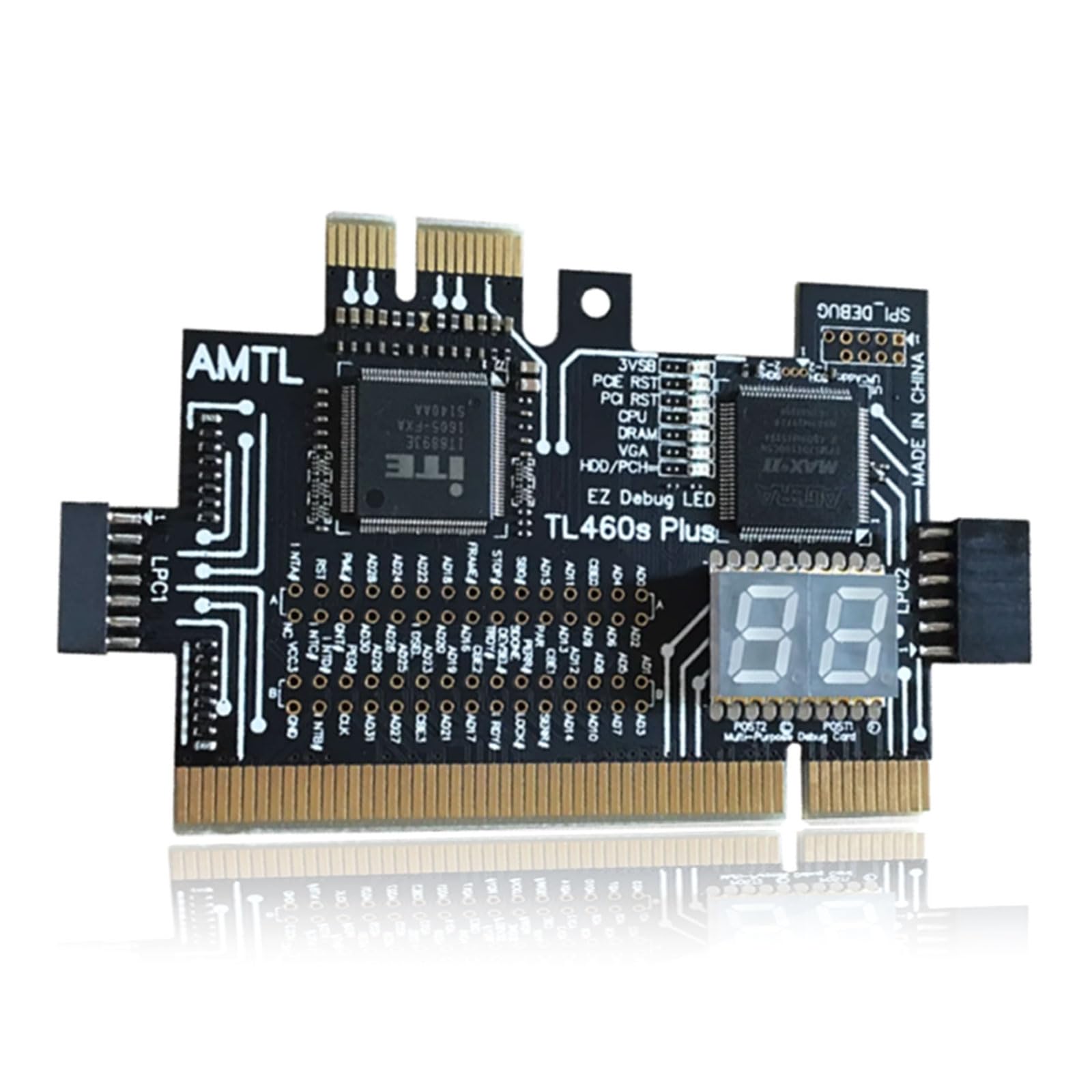 A1105 Wielofunkcyjne narzędzie do debugowania płyt głównych PC z funkcją Standby3Vsb Power Light PCIe resetuje i wykrywa usterki, karta debugowania sprzętu komputerowego