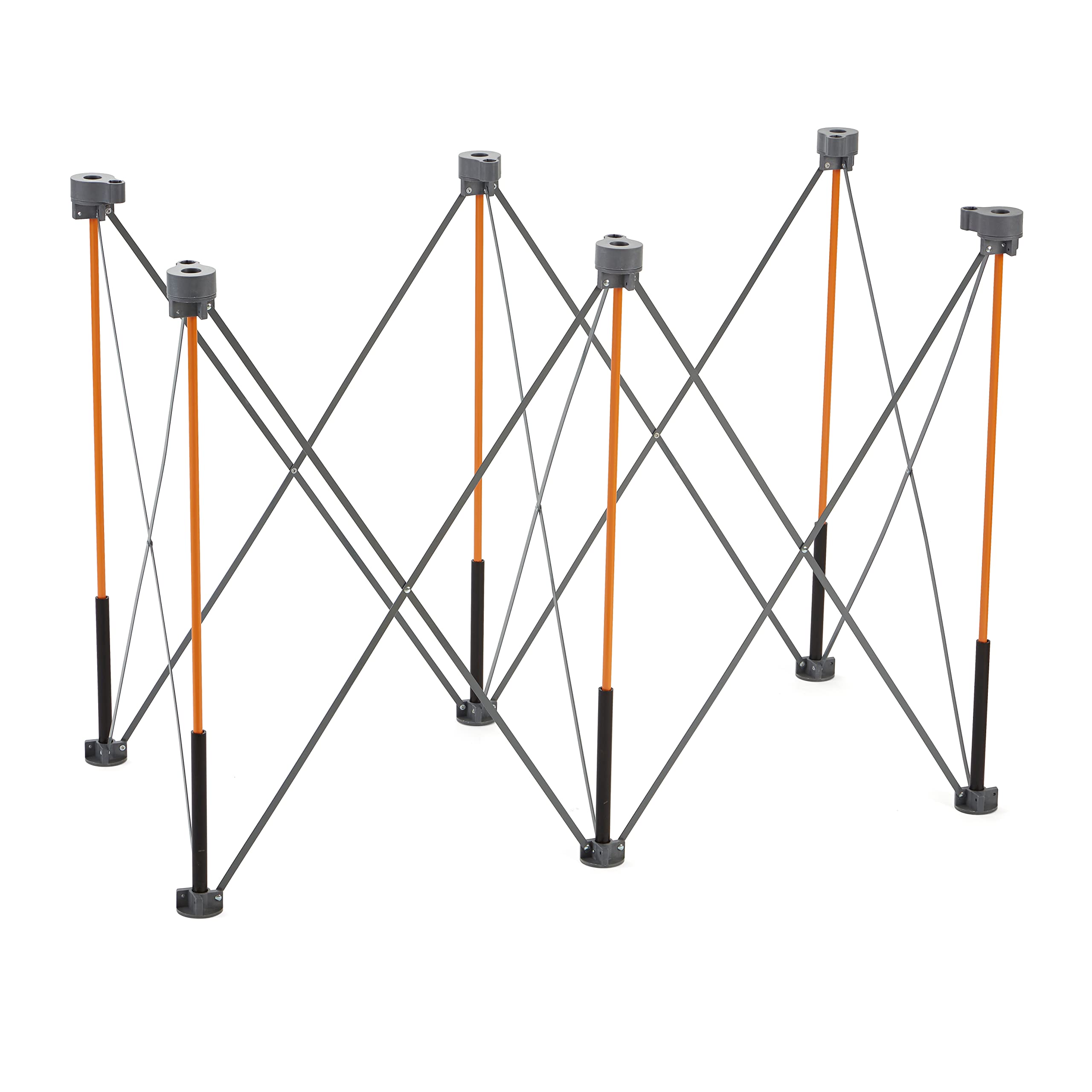BORA Centipede CT6 36inch Tall Portable Folding Workstand with Carry Strap, Collapsible Workbench, Construction table, Support, Sawhorse, 4Ft X 6Ft, 36 inch work height, 2,500lb weight capacity