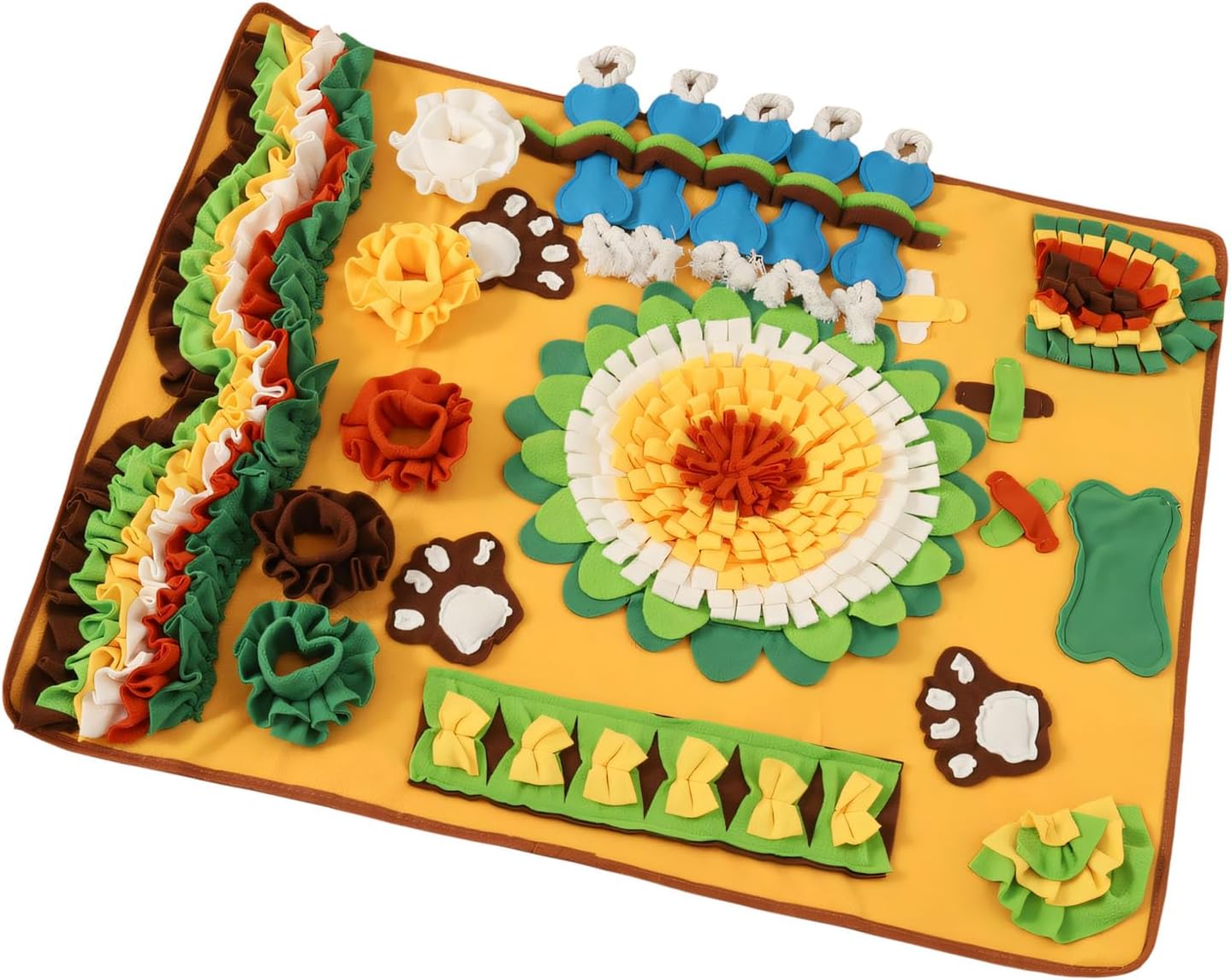 Durability Sniffing Pad Portable Dog Activity Mat Multifunctional Enrichment Toy for Dogs to Reduce Boredom Foldable Enrichment Mat