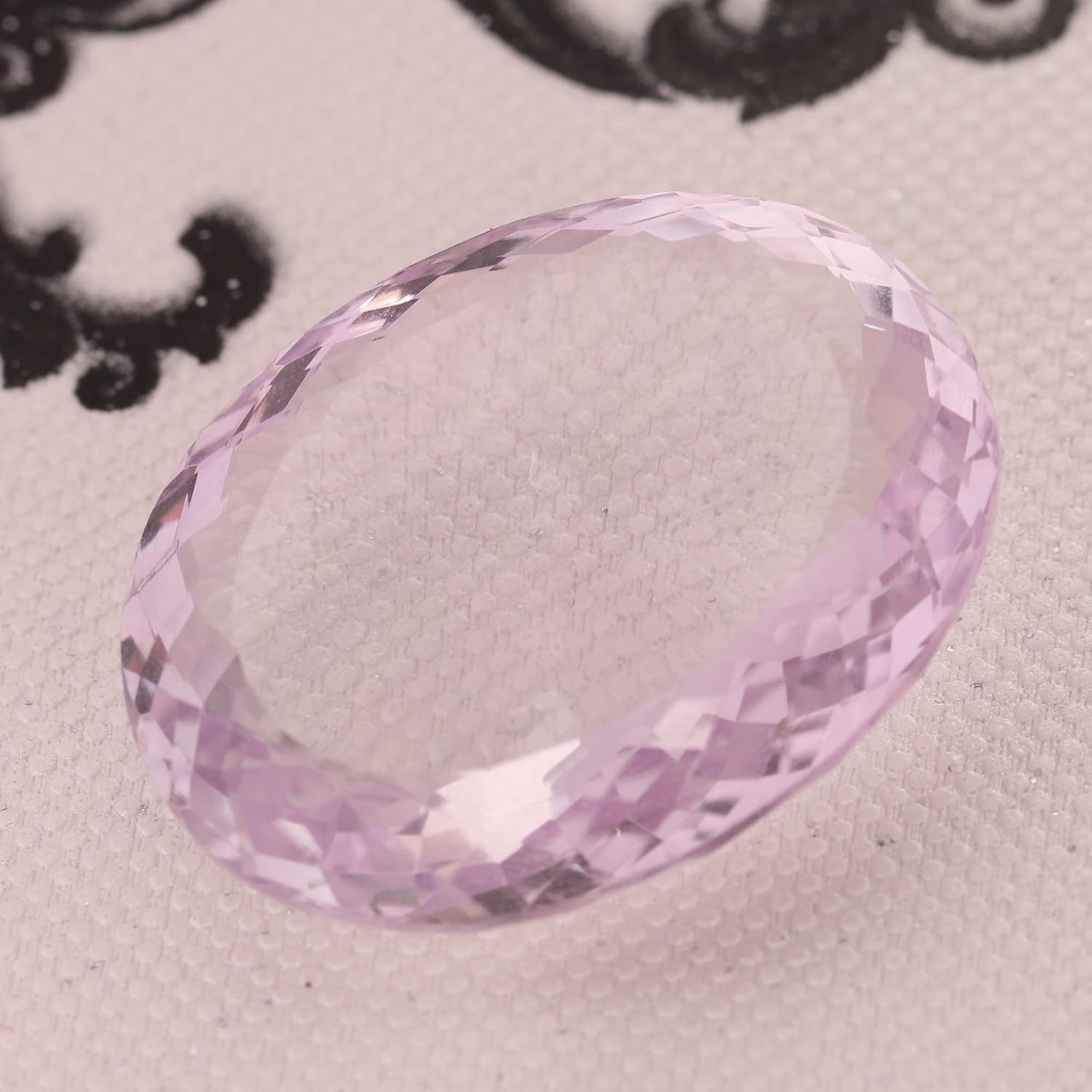 GEMHUB 42.35 CT. Oval Cut Amethyst Pendant Size Amethyst Loose Stone, Amethyst Gemstone image 2