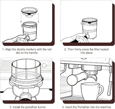 2pcs Single Cup Filter Baskets Compatible with Ninja Luxe Cafe ES701