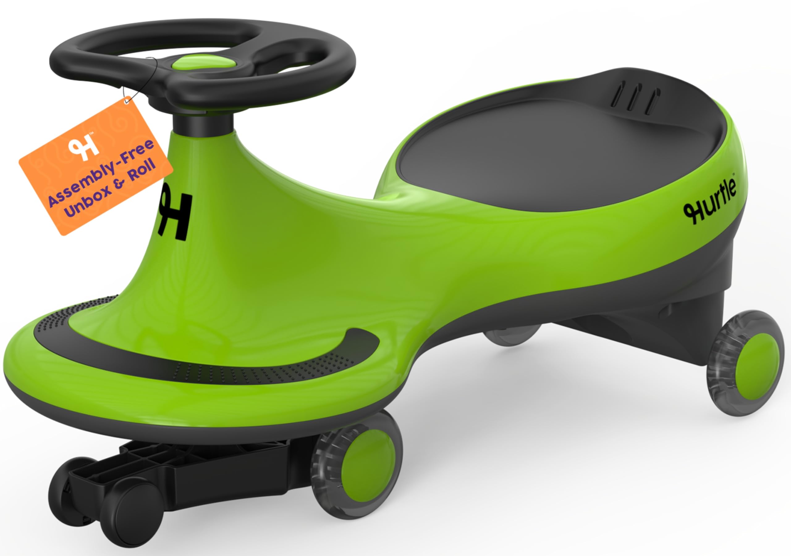 Hurtle Coche correpasillos Tipo Wiggle Coaster Car, Montable para niños sin Pedales ni batería, con Giro y Movimiento, Uso en Interior y Exterior, 2 años en adelante — view 12