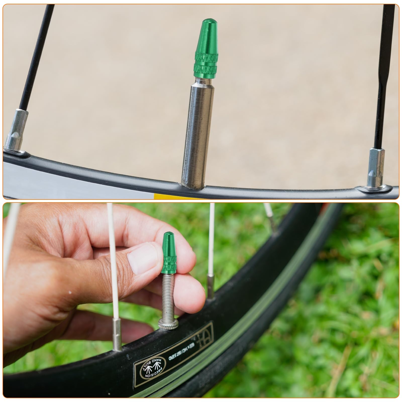 Set De 8 Bouchons De Valve Alu Anodisé Pour Vélo Route Et VTT – Anti-poussière, Ajustement Parfait, Argent, Protection Durable